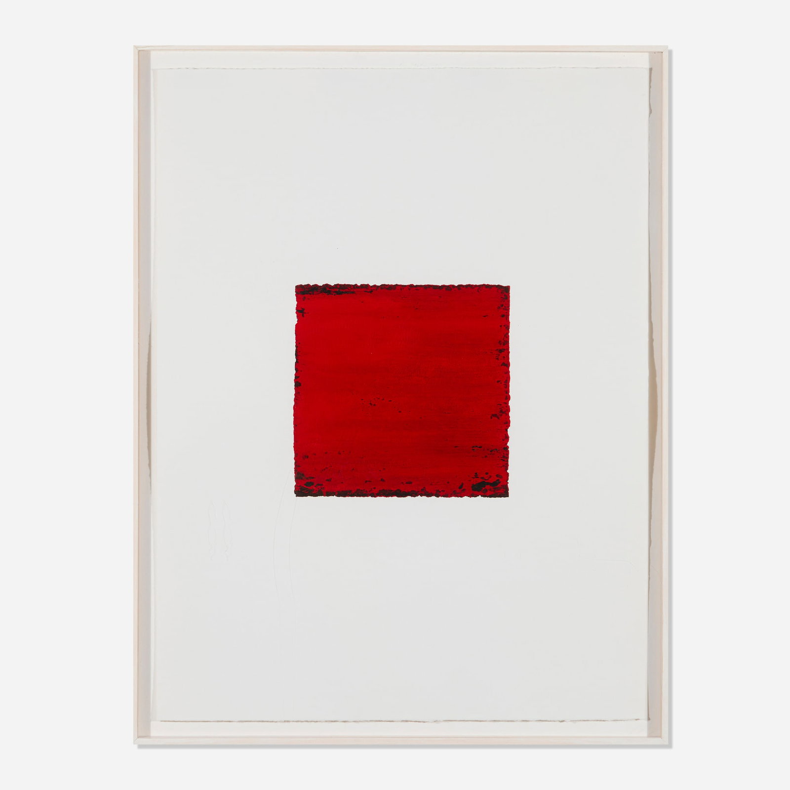 Tomoharu Murakami, Untitled: Tomoharu Murakami Untitled 1989 monotype image: 8 h x 8 w in (20 x 20 cm) sheet: 24 h x 18 w in (61 x 46 cm) Signed, dated and inscribed in Japanese Kanji to verso 'Dear Tony and Helen We are