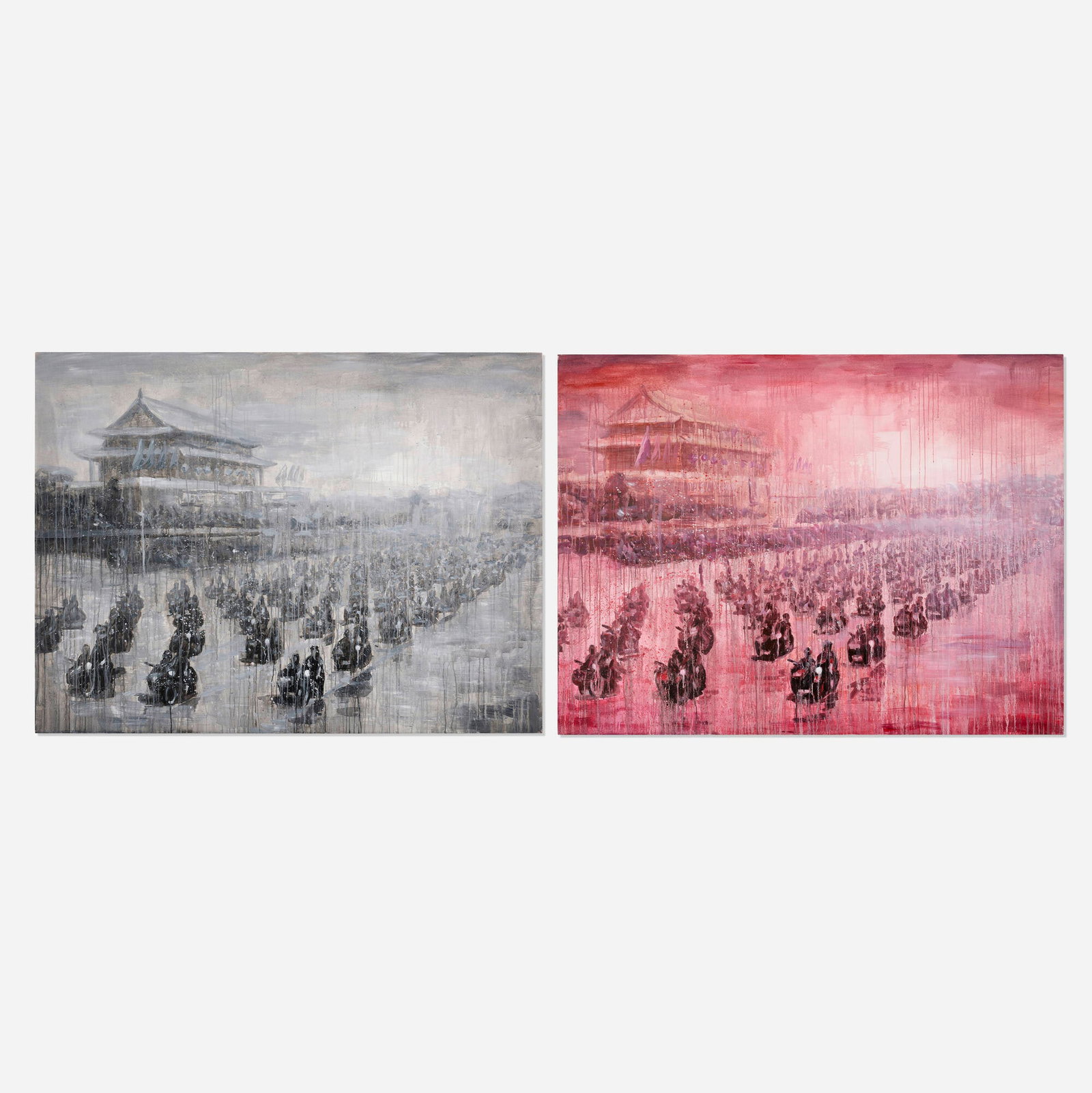 Sheng Qi, Parade (diptych) (1 of 2)