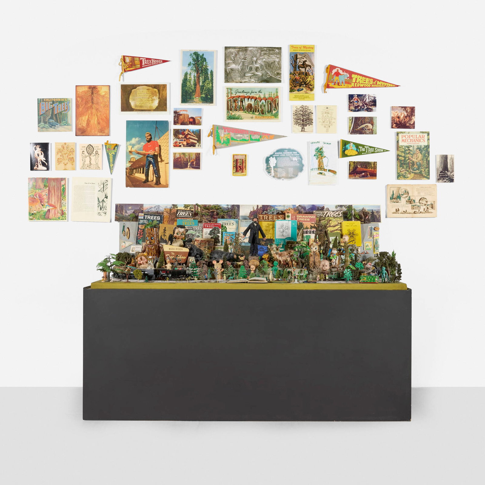 Mark Ryden, The Tree Show: Mark Ryden The Tree Show 2007mixed media found object assemblage on flocked and painted wood base 151 h x 118 w x 44 d in (384 x 300 x 112 cm) Signed and titled to sign 'Mark Ryden The Tree Sh