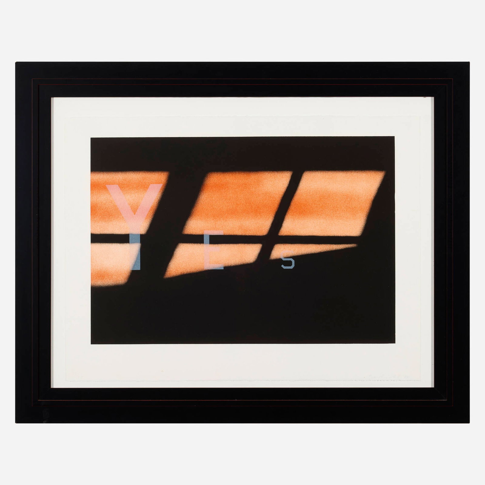 Ed Ruscha, Yes - 2