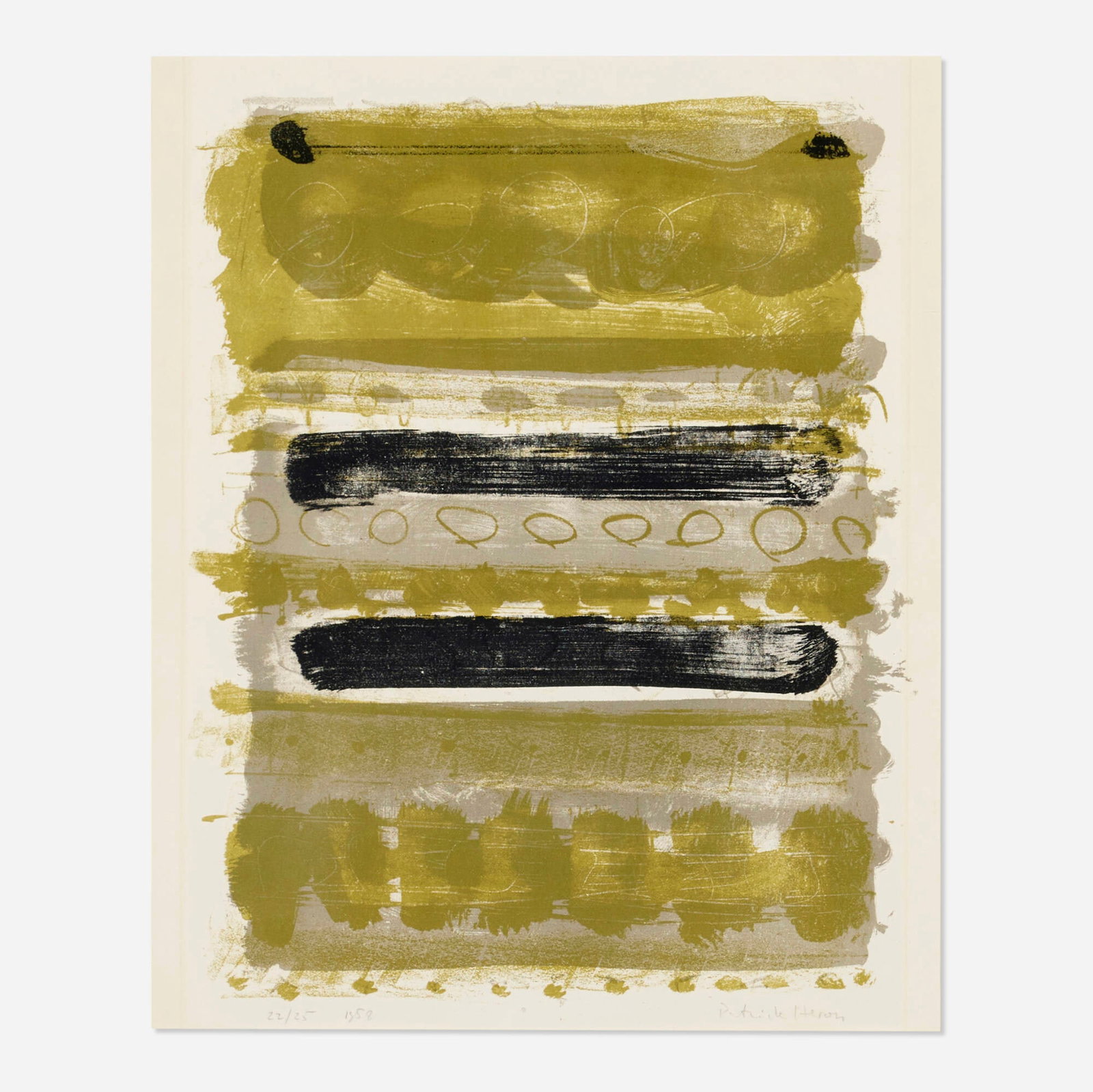 Patrick Heron, Green and Grey Stripes (1 of 4)
