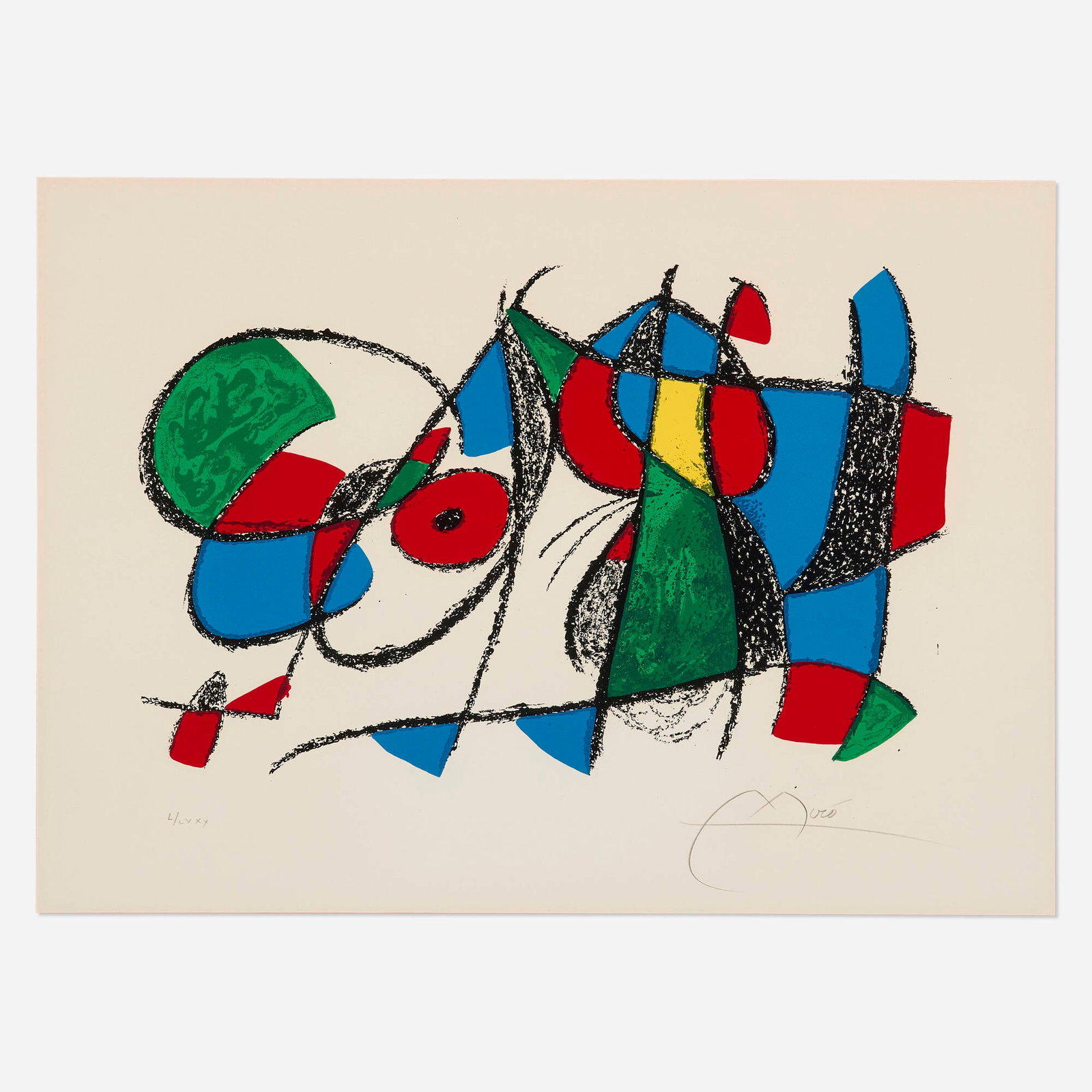 Joan Miro, Plate VIII from Miro Lithographs II (1 of 4)