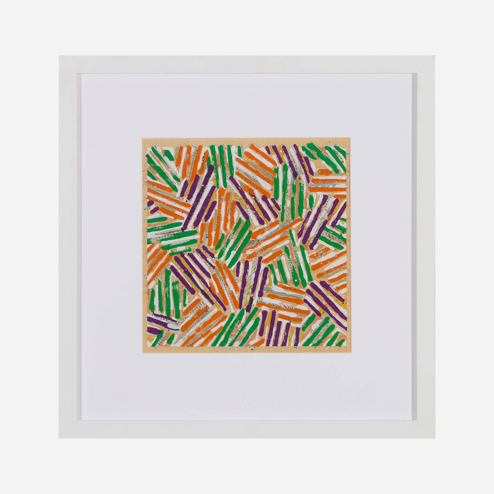 Jasper Johns, Cross Hatch - 2