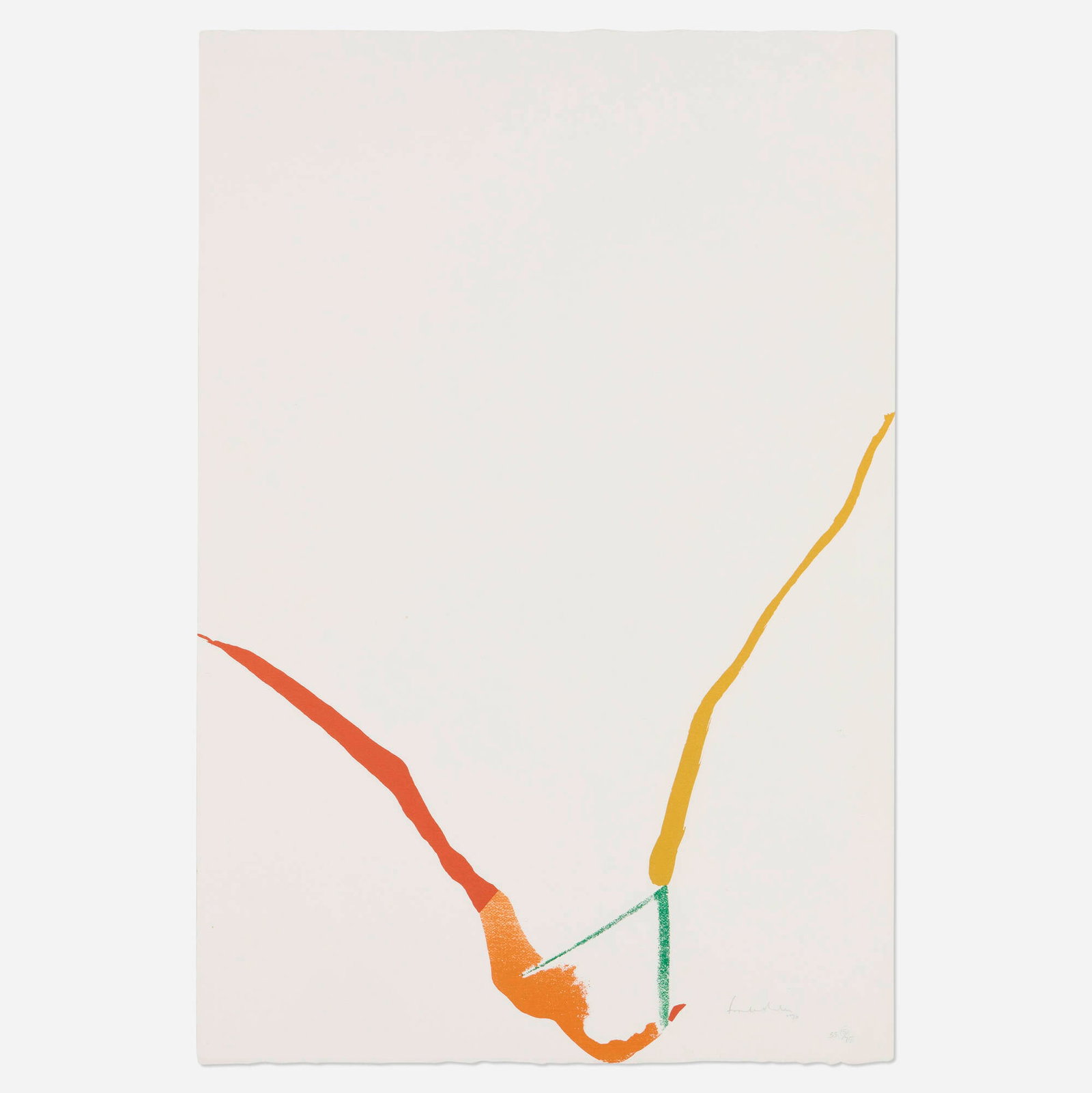 Helen Frankenthaler, What Red Lines Can Do (1 of 4)