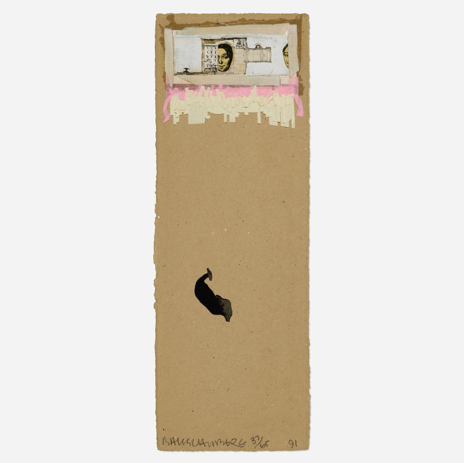 Robert Rauschenberg, Shirtboard I (from the Shirtboards, Morocco, Italy '52 portfolio) (1 of 3)