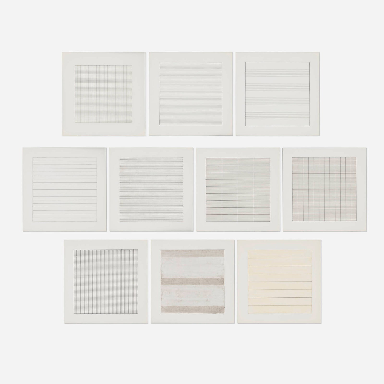 Agnes Martin, Paintings and Drawings: Stedelijk Museum Portfolio (1 of 3)