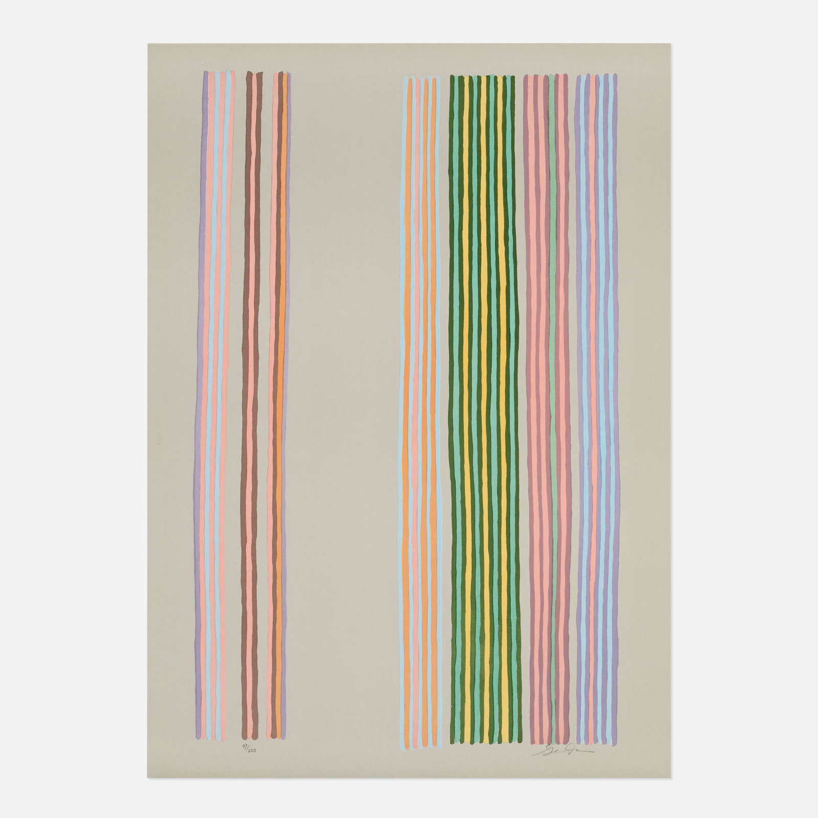 Gene Davis, Royal Curtain (1 of 3)