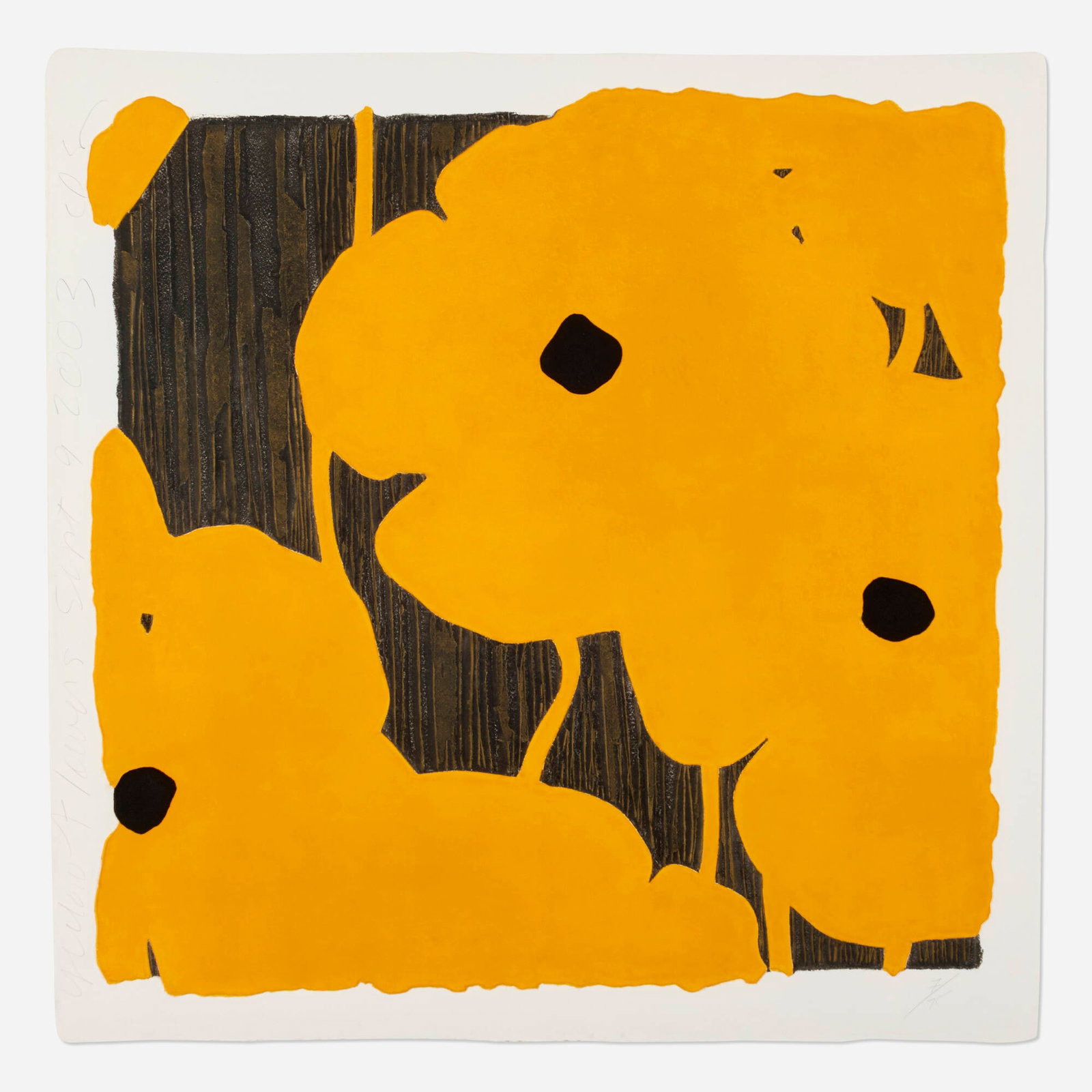 Donald Sultan, Yellow Flowers (1 of 4)