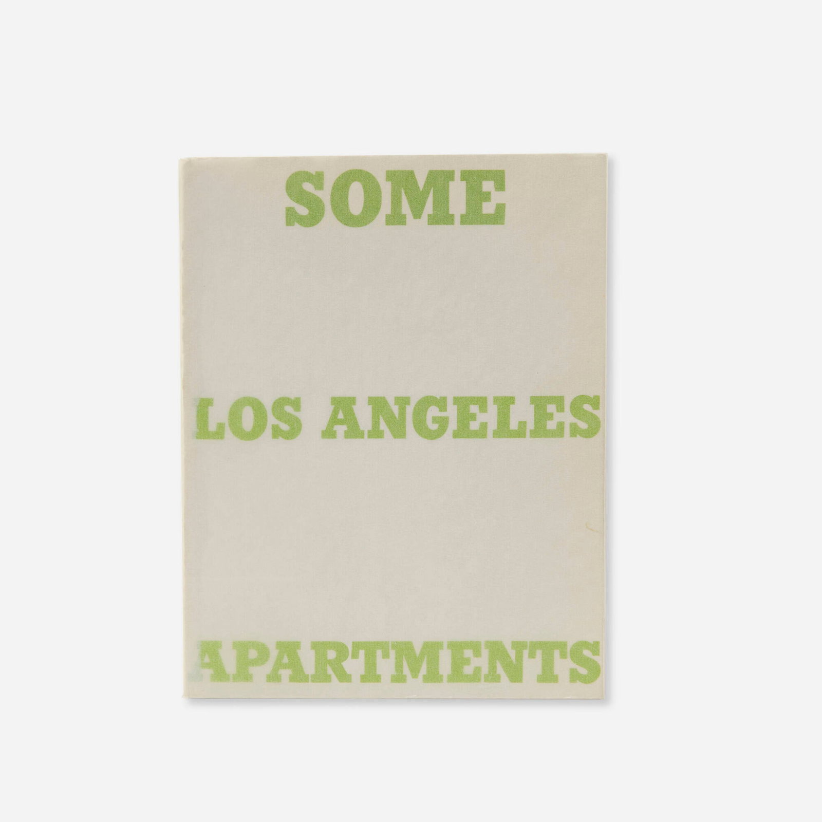 Ed Ruscha, Some Los Angeles Apartments (1 of 2)