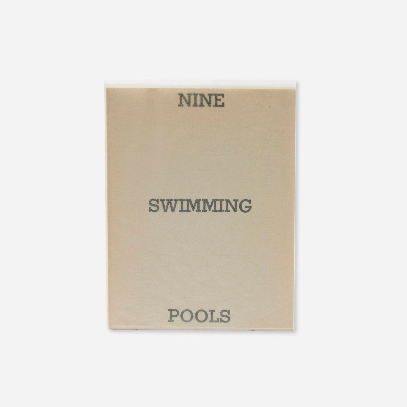 Ed Ruscha, Nine Swimming Pools and a Broken Glass (1 of 3)