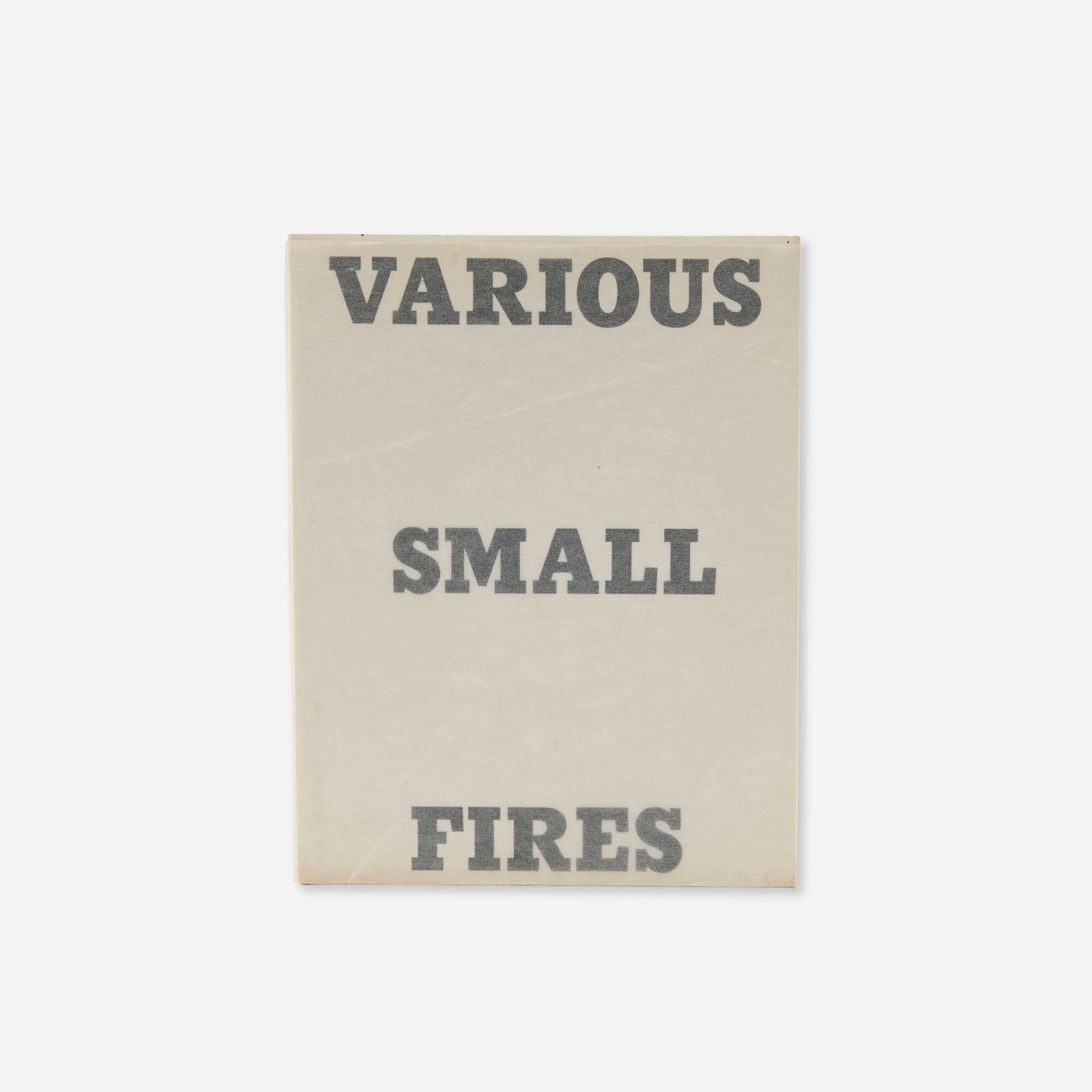 Ed Ruscha, Various Small Fires and Milk (1 of 2)