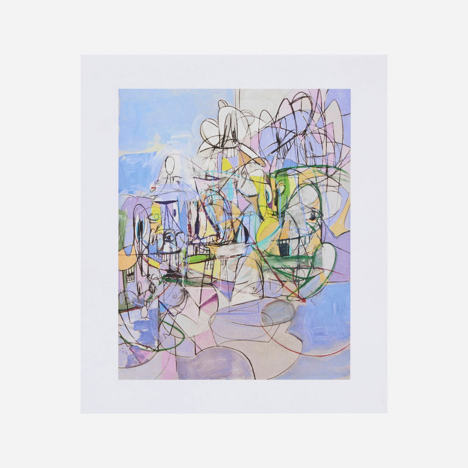 George Condo, Full Sweep (Plate 8) (1 of 3)