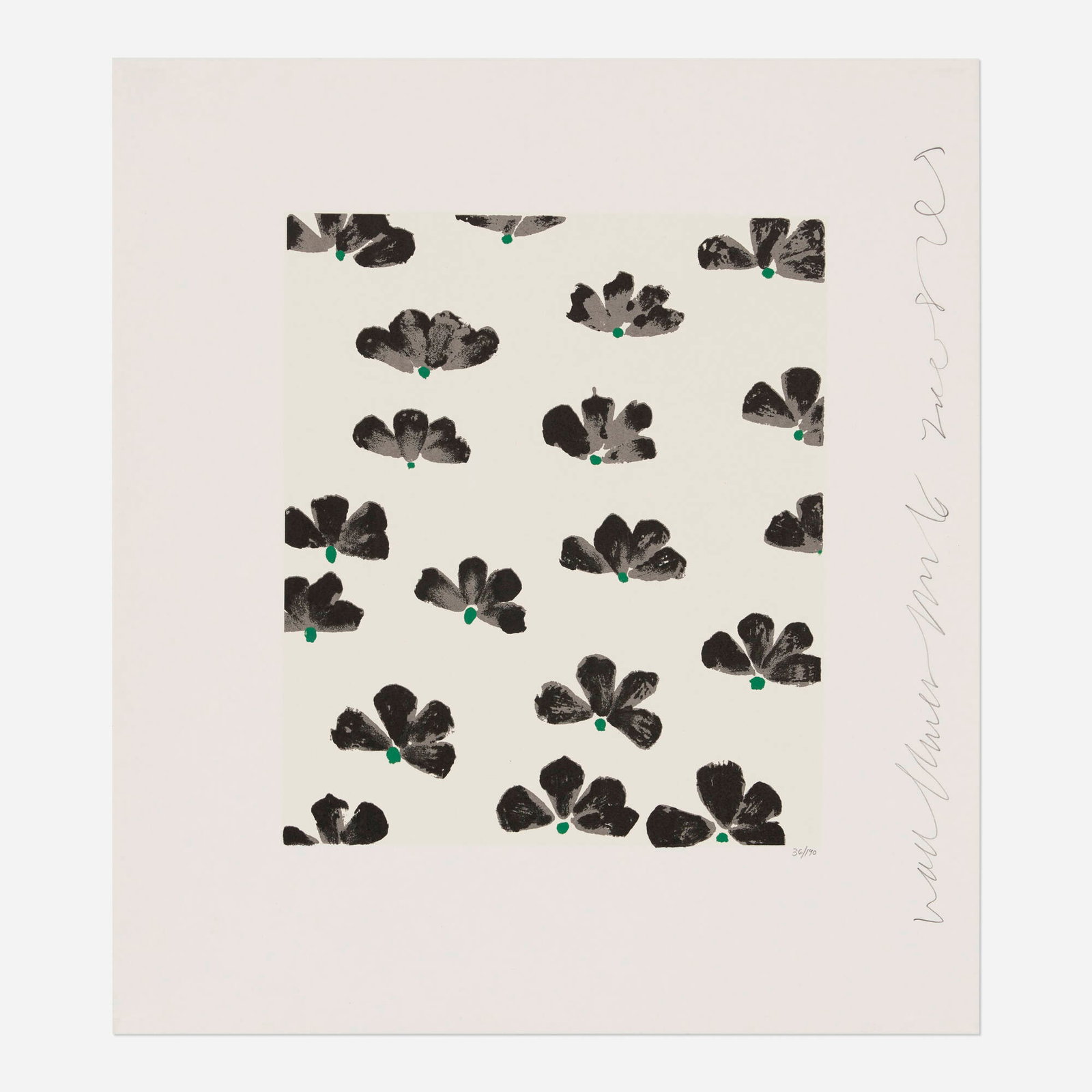 Donald Sultan, Wallflower 10 (from the Wallflowers portfolio) (1 of 3)