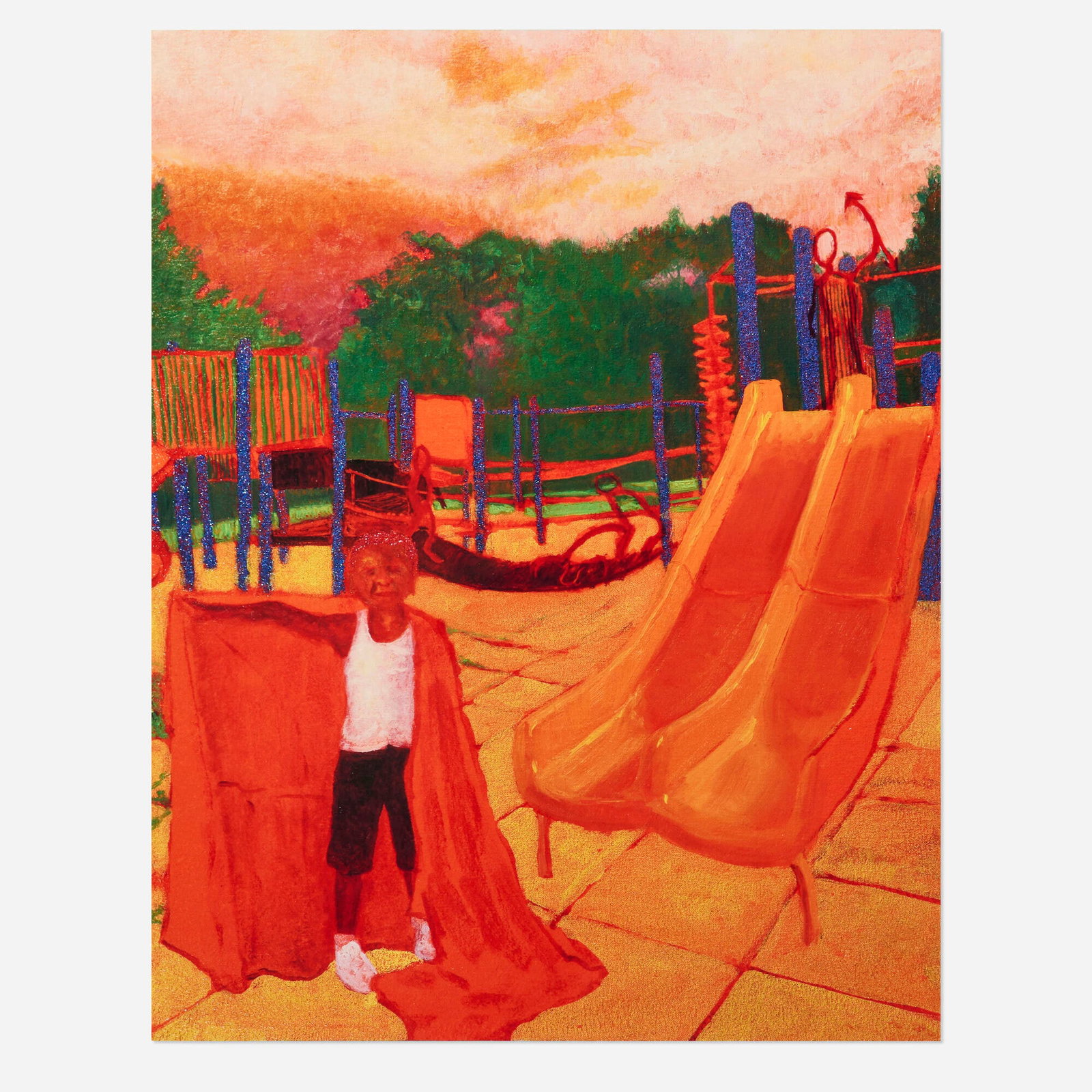 Arcmanoro Niles, The Magic of Youth: Arcmanoro Niles The Magic of Youth 2017 archival pigment print 14 h x 11 w in (36 x 28 cm) This work is number 36 from the edition of 50 published by Exhibition A, New York. Sold with a certificate