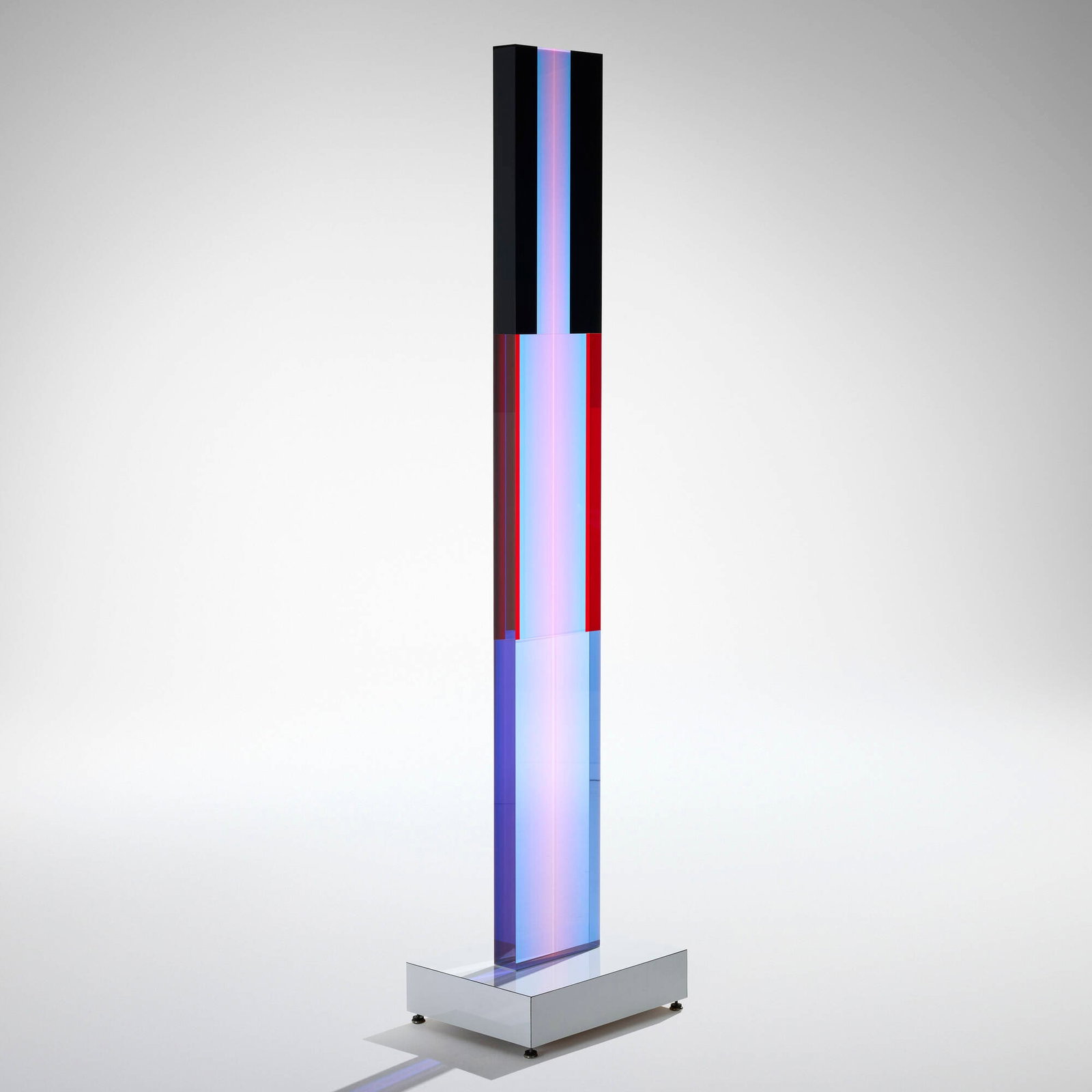 Vasa (Velizar Mihich), Rectangular Column (#2899): Vasa (Velizar Mihich) Rectangular Column (#2899) 1988 laminated acrylic 77 h x 18 w x 14 d in (196 x 46 x 36 cm) Etched signature, date, and inventory number to lower edge '#2899 Vasa