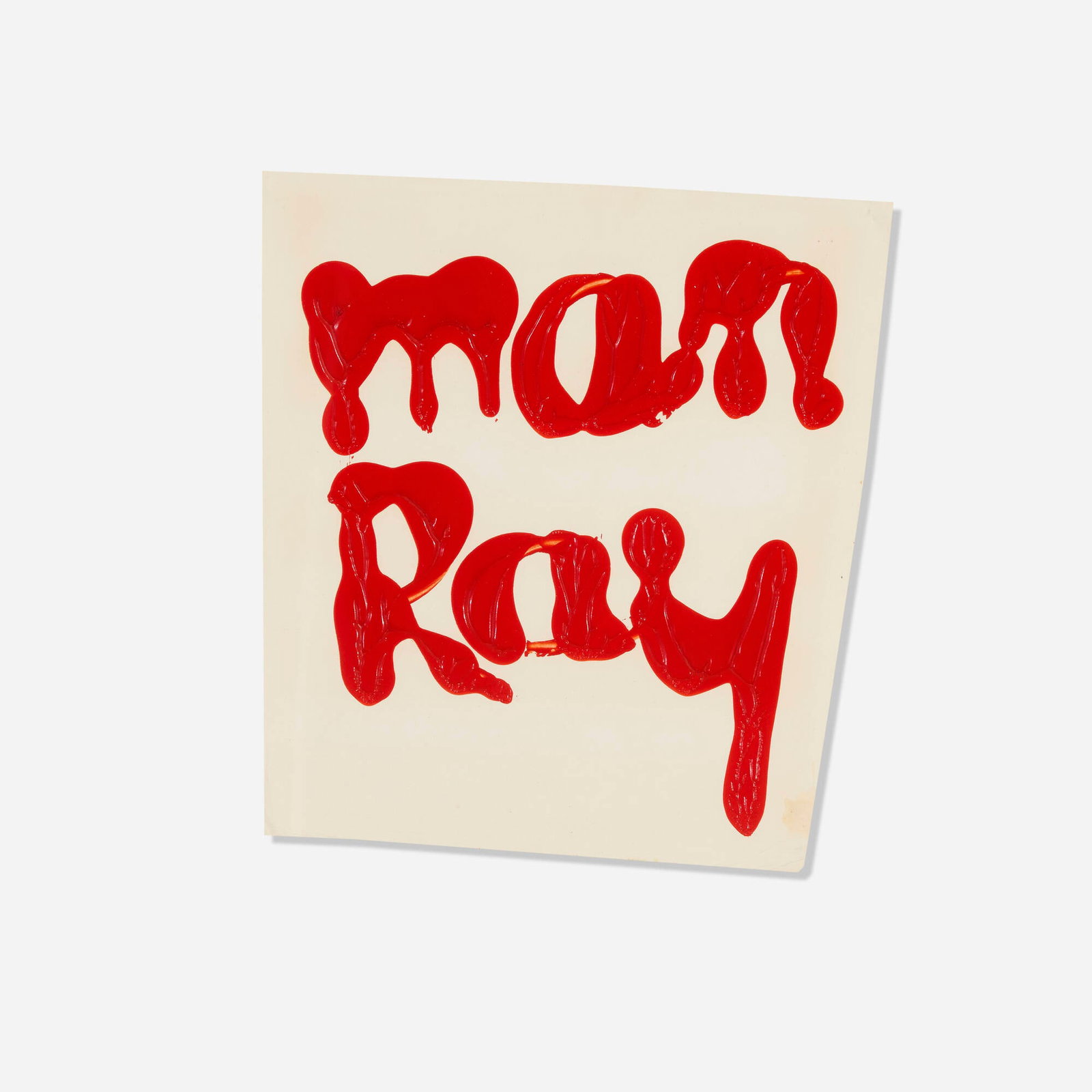 Man Ray, Peinture naturelle: Man Ray Peinture naturelle 1966 acrylic on card paper 9.375 h x 8.75 w in (24 x 22 cm) Provenance: Hauswedell & Nolte, Hamburg, Moderne Kunst, 9 June 1995, Lot 415 | Cheim & Read, New York | Matthew