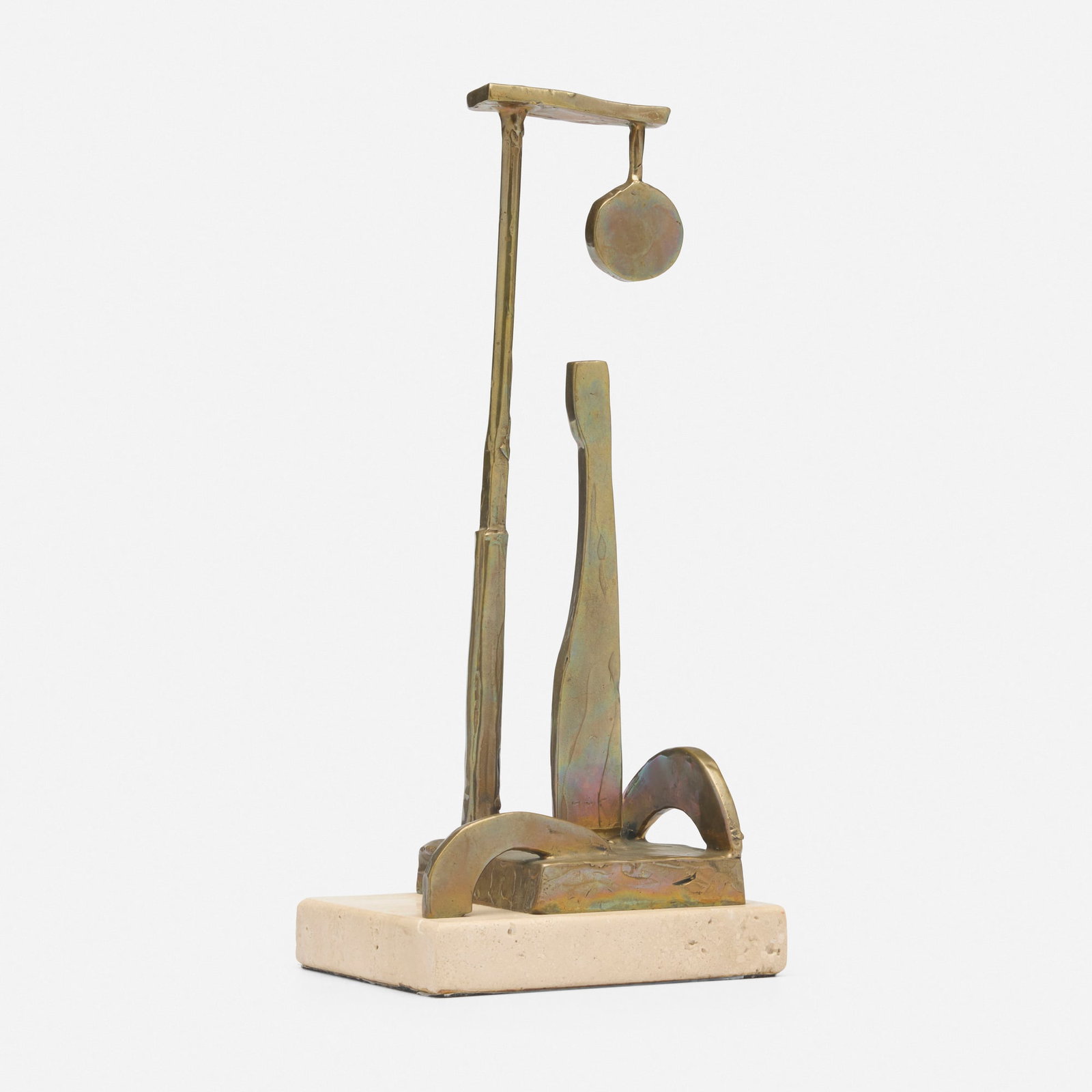 Dorothy Dehner, Untitled: Dorothy Dehner Untitled c. 1965 bronze 10.25 h x 4.5 w x 3.5 d in (26 x 11 x 9 cm) Impressed signature and illegible date to top of base 'Dehner'. Provenance:
