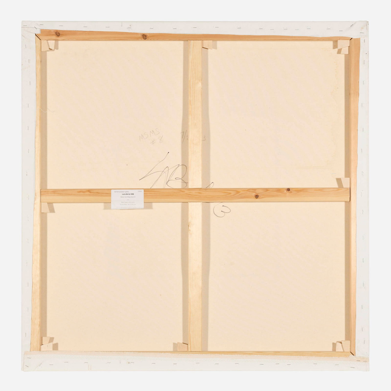 Larry Bell, Medium Size Mirage Study #8 - 2