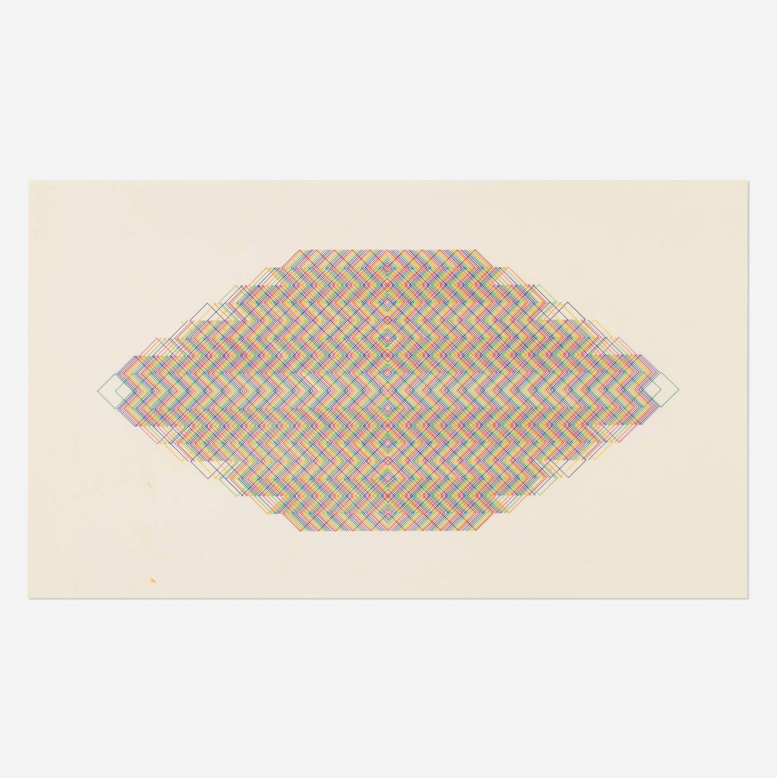 Channa Horwitz, Canon Series #10, Multicolor: Channa Horwitz Canon Series #10, Multicolor 1982 plaka on Mylar 29.25 h x 42.25 w in (74 x 107 cm) Signed and dated to lower right 'Channa Horwitz 1982'. Provenance: Francois Ghebaly, Los