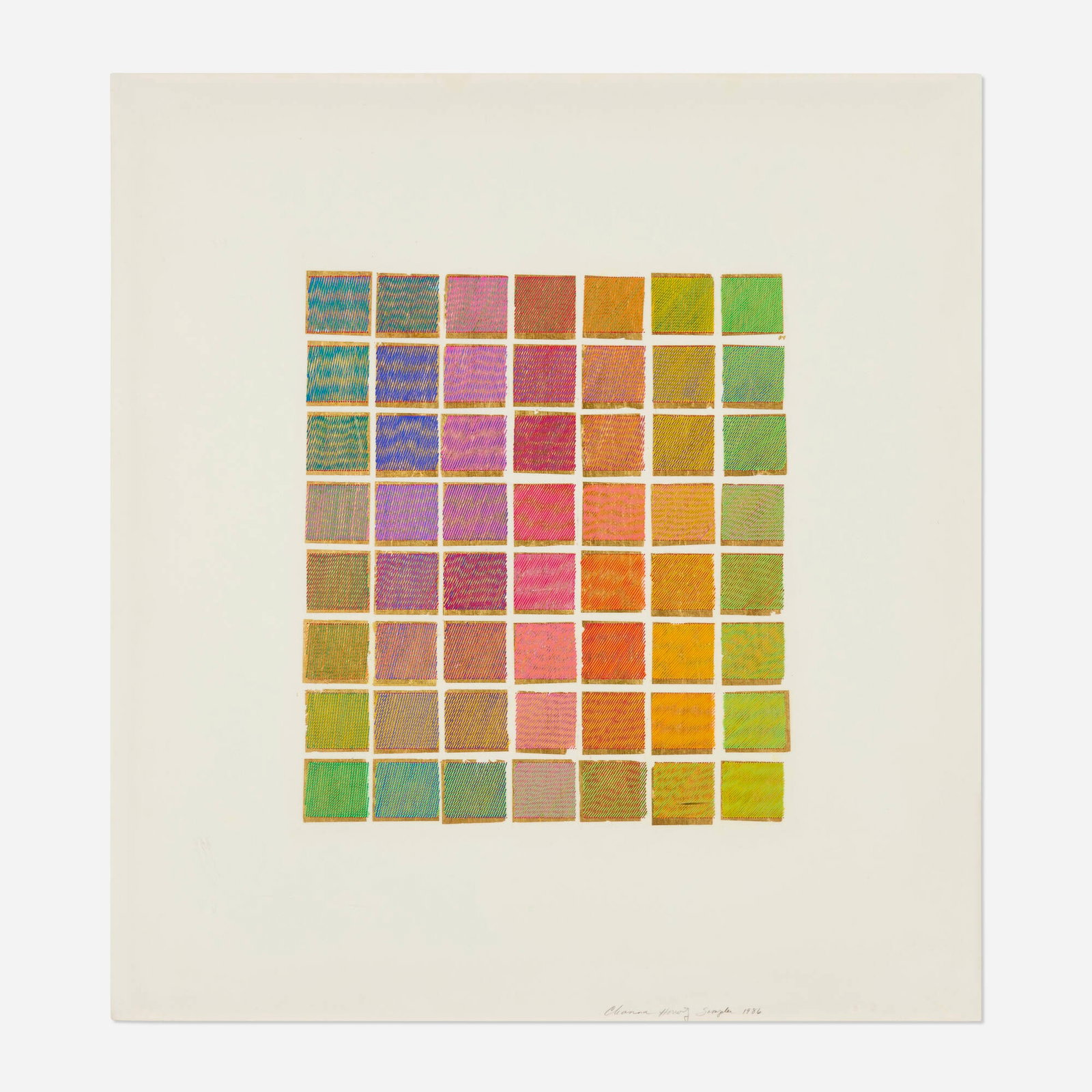 Channa Horwitz, Sampler (1 of 4)