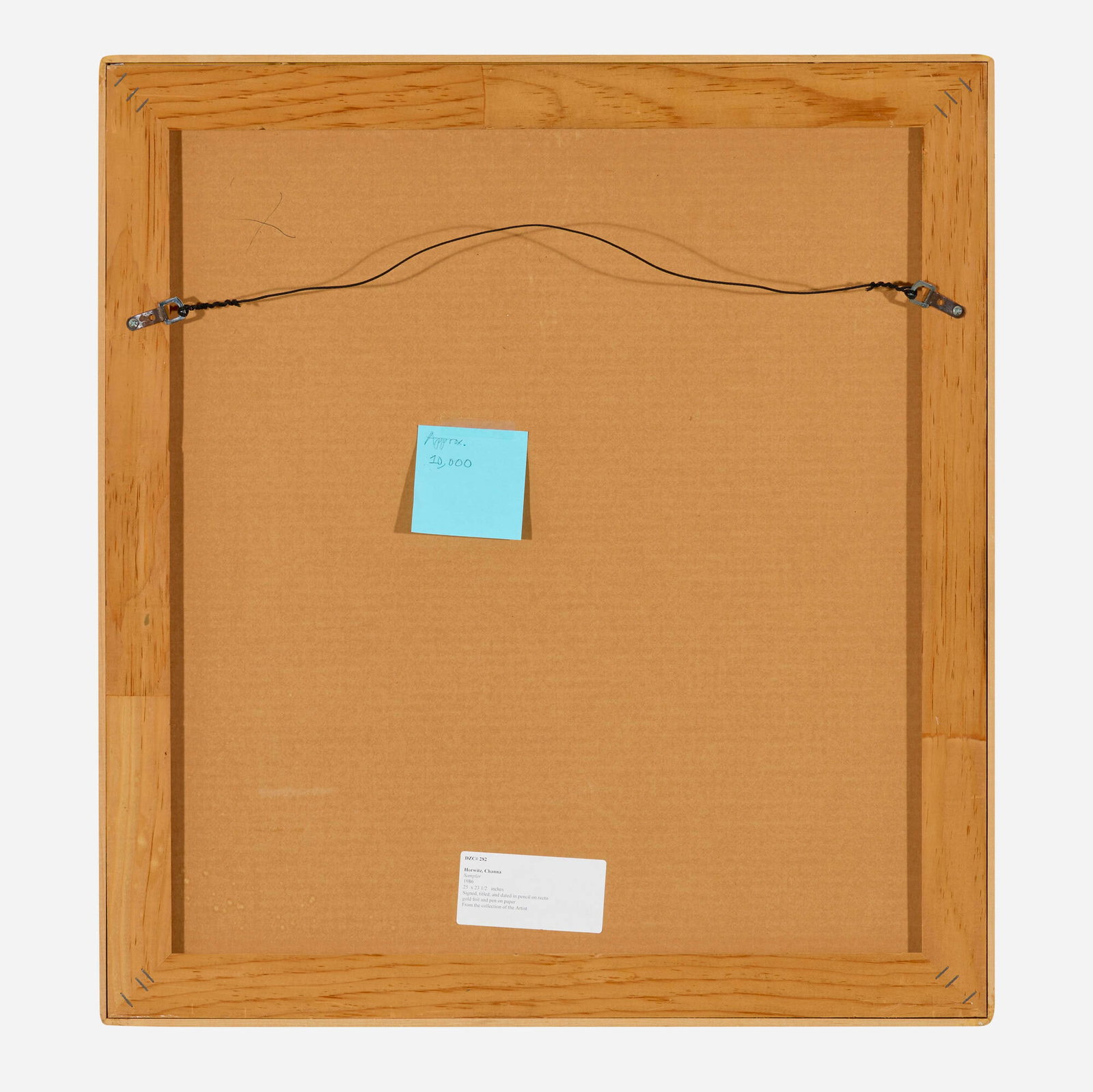 Channa Horwitz, Sampler - 3