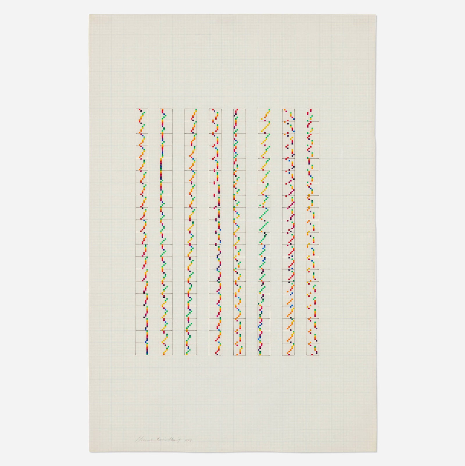 Channa Horwitz, Untitled (1 of 4)