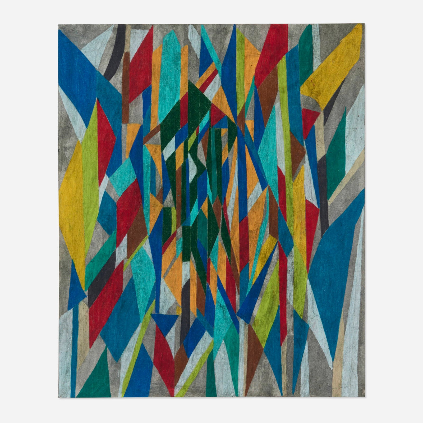 William J. O'Brien, Untitled: William J. O'Brien Untitled 2007 colored pencil and ink on paper 17 h x 14 w in (43 x 36 cm) Signed and dated to verso 'William O'Brien 2007'. Provenance: Marc Selwyn Fine Art, Beverly