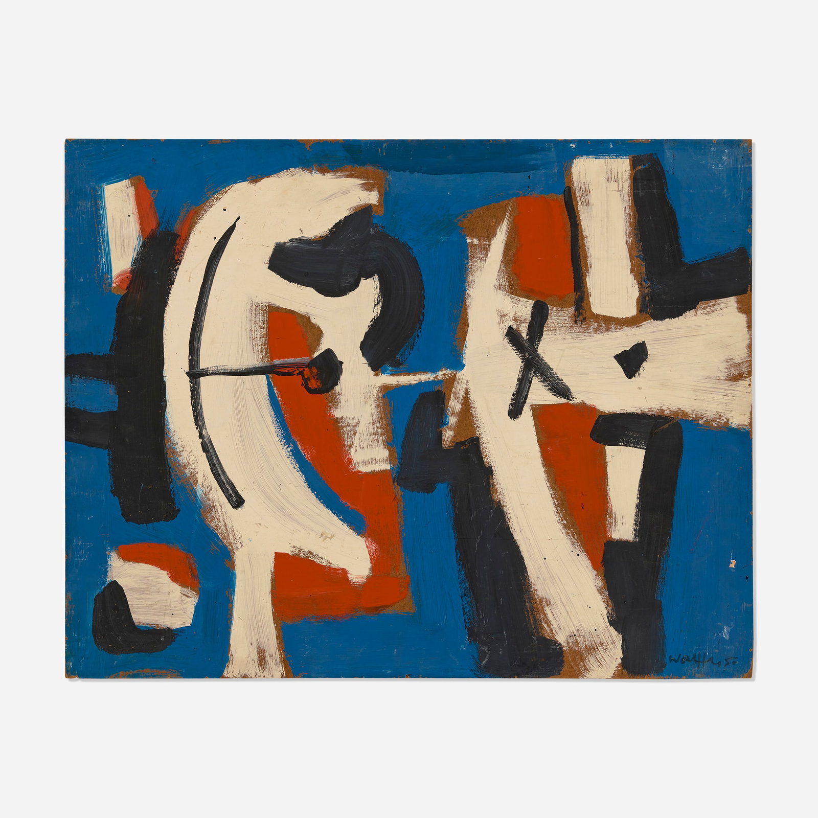 Emerson Woelffer, The Big Dipper: Emerson Woelffer The Big Dipper 1950 oil on Masonite 24 h x 30.75 w in (61 x 78 cm) This work is being sold to raise scholarship funds for the Otis College of Art and Design. Signed and dated to