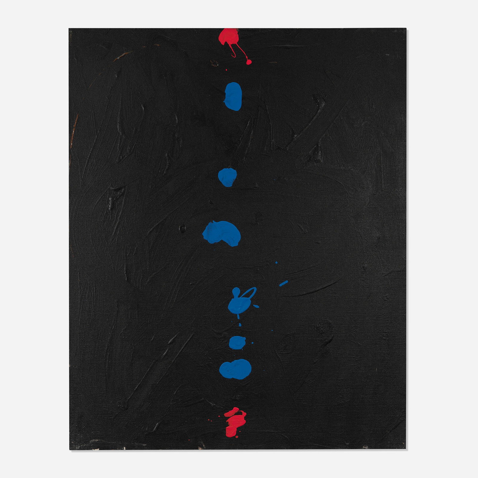 Emerson Woelffer, Untitled: Emerson Woelffer Untitled c. 1975 oil on canvas 30 h x 24 w in (76 x 61 cm) This work is being sold to raise scholarship funds for the Otis College of Art and Design. Signed to verso