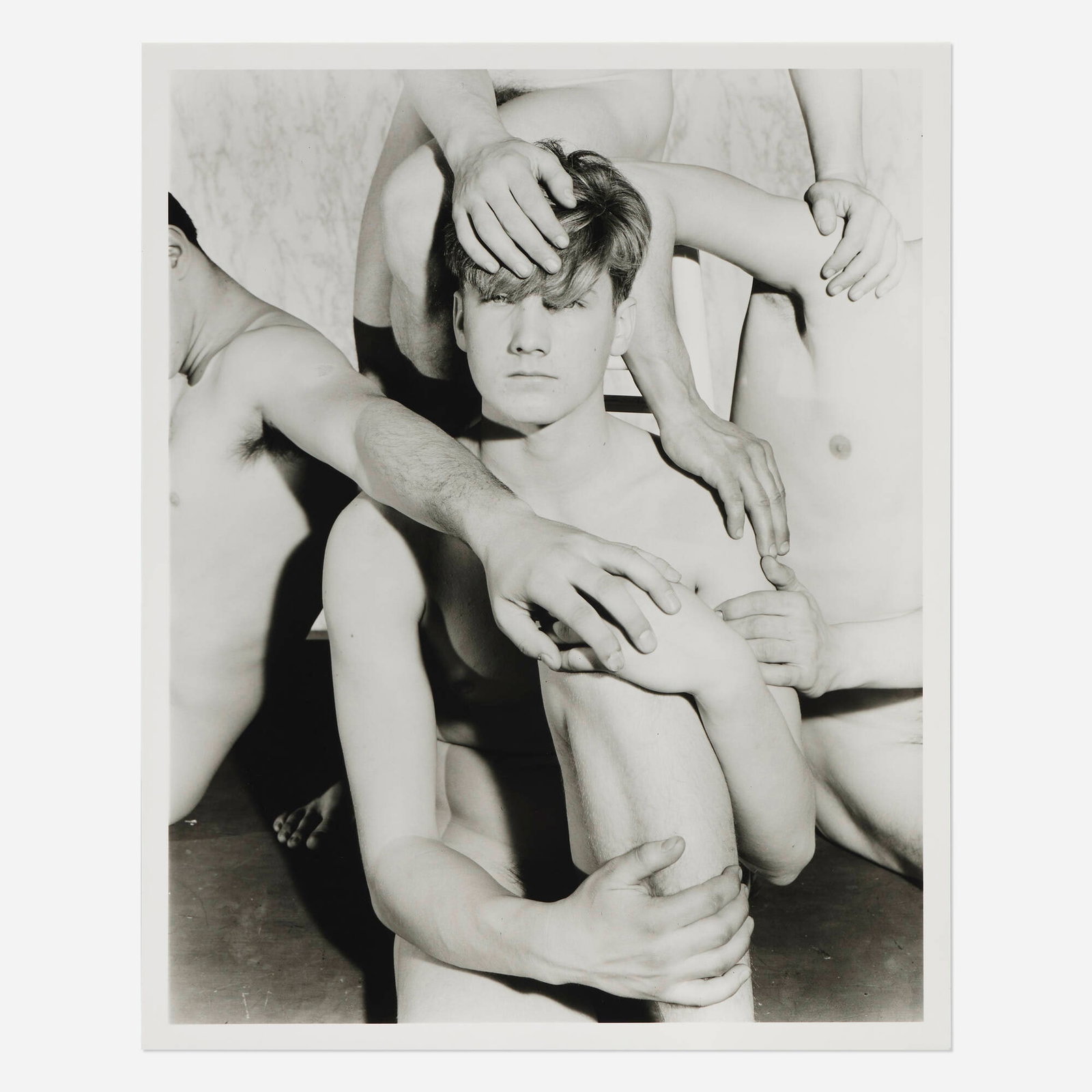 George Platt Lynes, "Tex" C. Smutny and Three Other Hands (1 of 3)