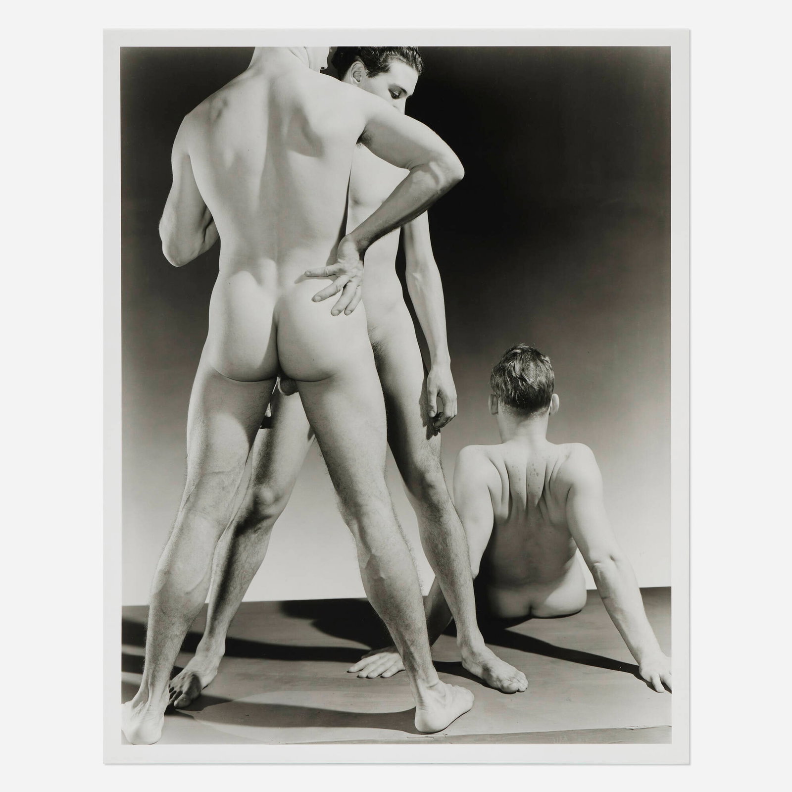 George Platt Lynes, "Tex" C. Smutny, "Buddy" C. Stanley, and Another Boy: George Platt Lynes "Tex" C. Smutny, "Buddy" C. Stanley, and Another Boy 1942 / printed 1997 gelatin silver print image: 18.875 h x 14.875 w in (48 x 38 cm) sheet: 19.875 h x 15.875 w in (50 x 40 cm