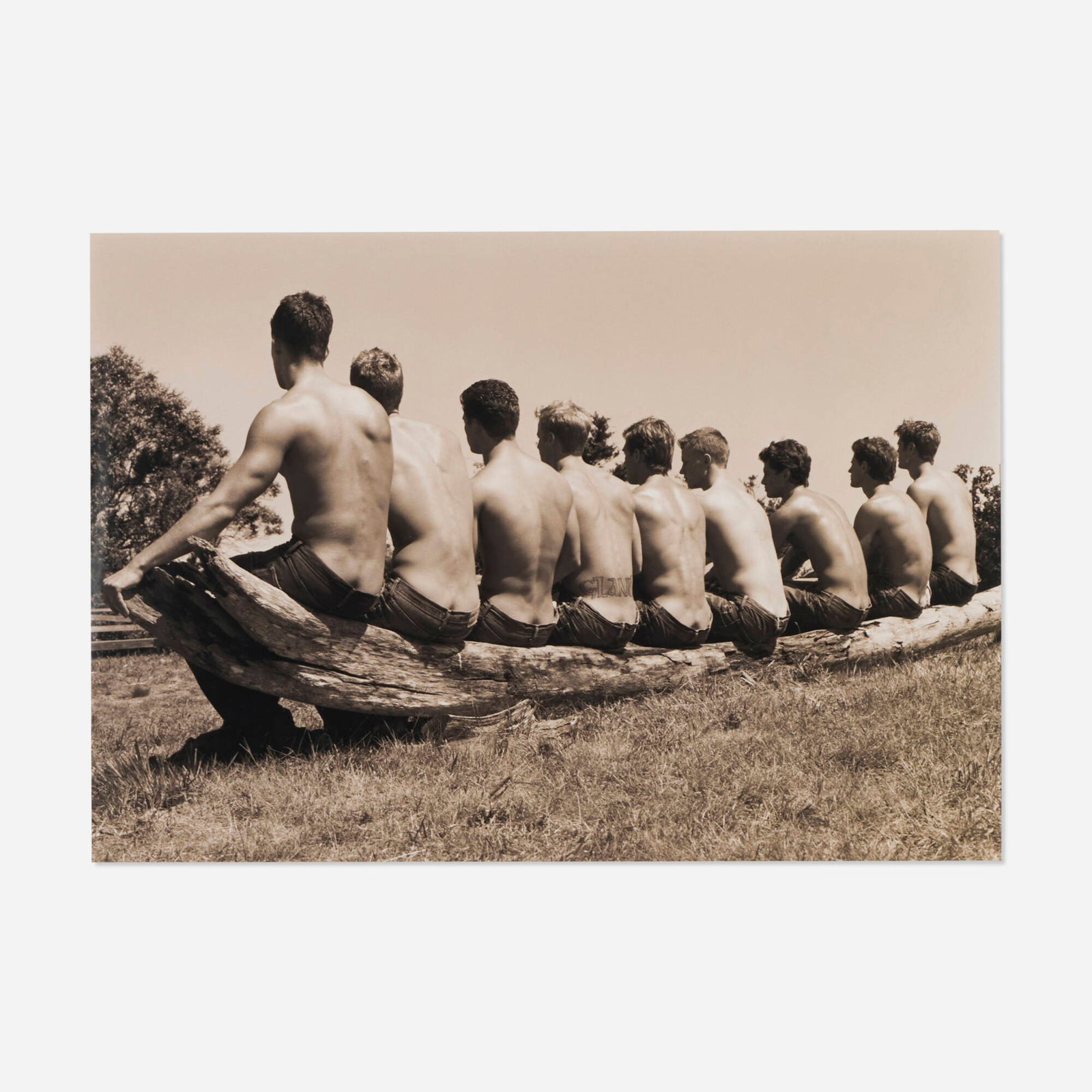 Bruce Weber, Untitled (Montauk): Bruce Weber Untitled (Montauk) 2008 gelatin silver print image: 6.5 h x 9.375 w in (17 x 24 cm) sheet: 8 h x 10 w in (20 x 25 cm) Signed, titled, dated and inscribed to verso 'For Thom