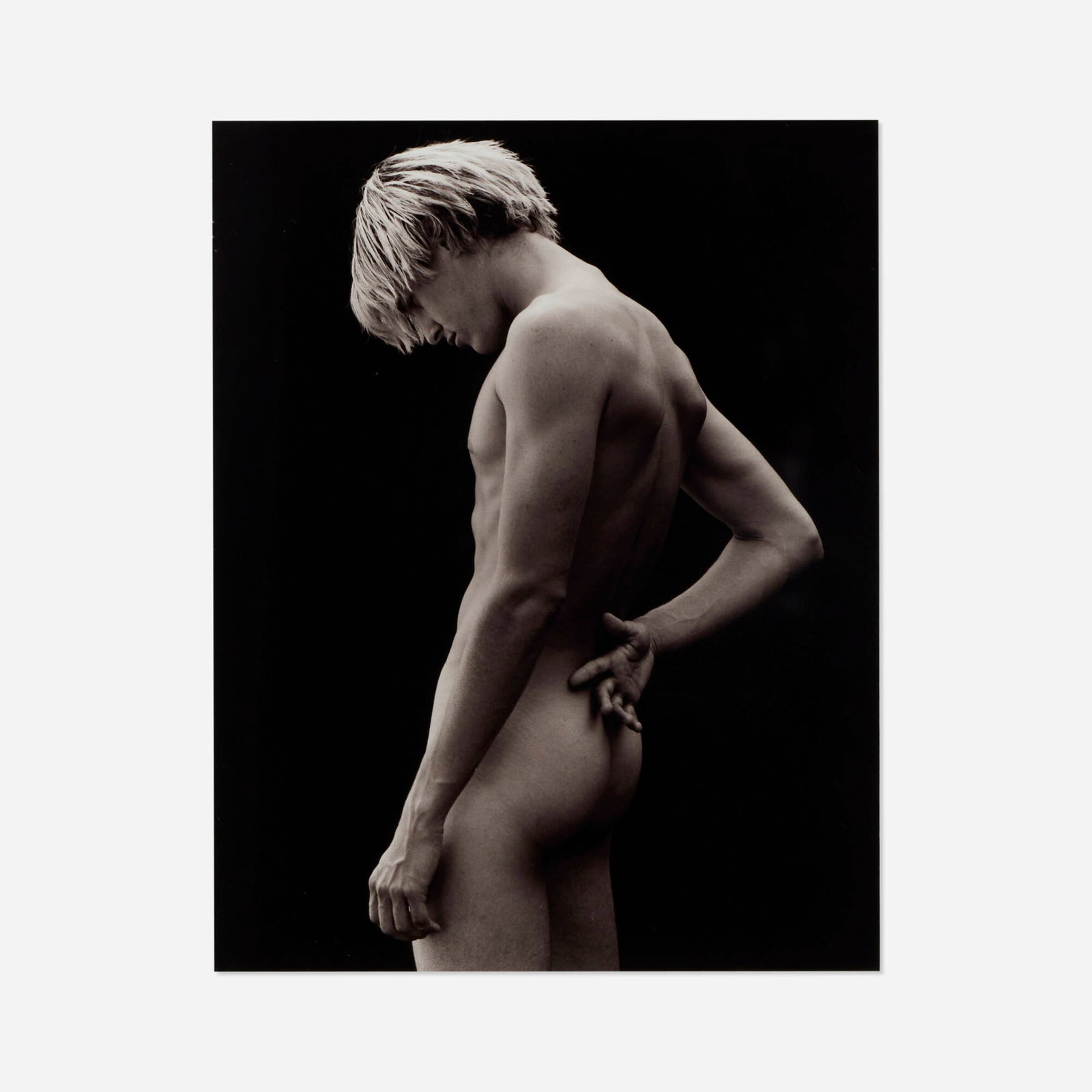 Greg Gorman, Ned Bower: Greg Gorman Ned Bower 1998 gelatin silver print 9.375 h x 7.5 w in (24 x 19 cm) Signed and numbered to verso '64/80 Greg Gorman'. This work is number 64 from the edition of 80.