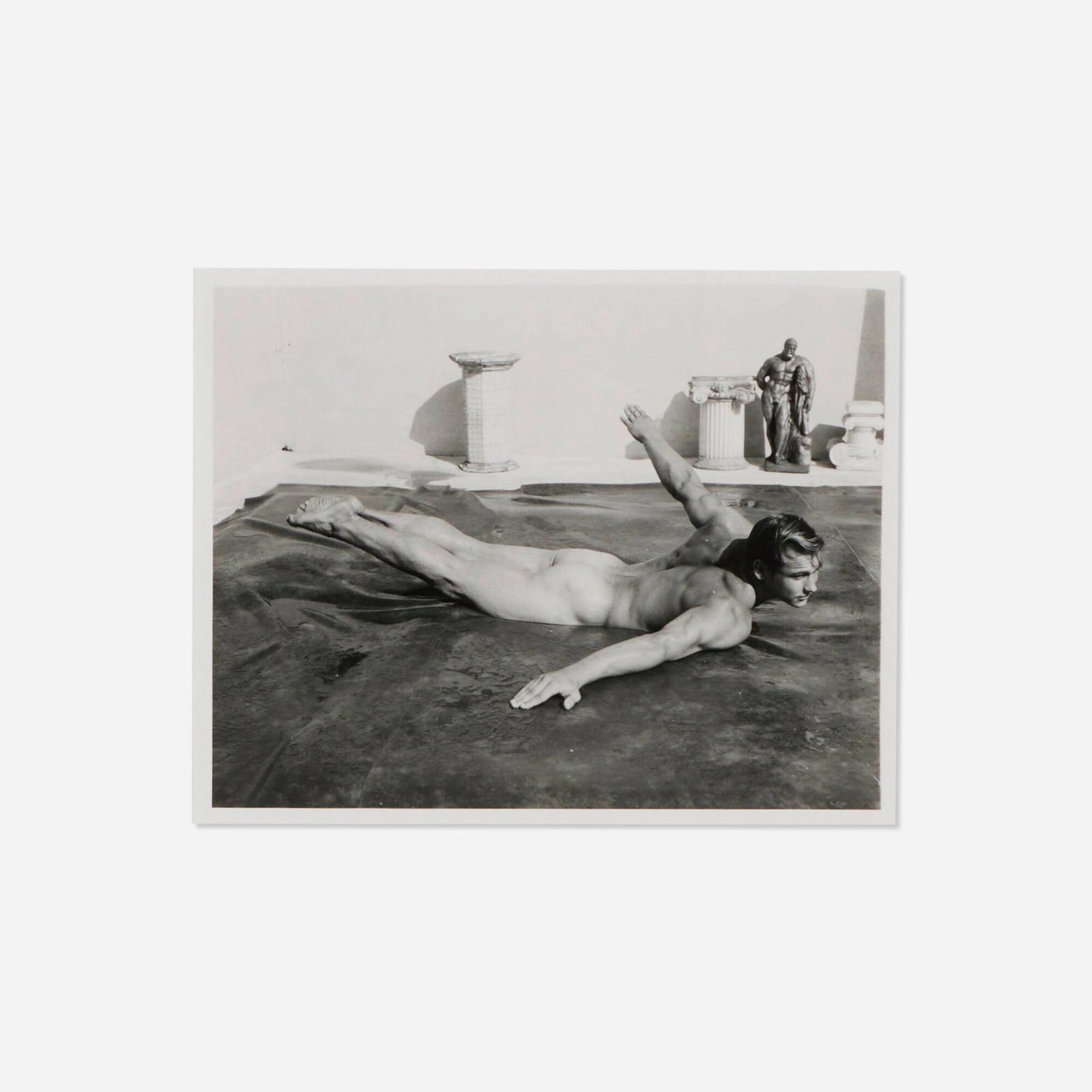 Athletic Model Guild (Bob Mizer), Untitled: Athletic Model Guild (Bob Mizer) Untitled vintage gelatin silver print image: 3.25 h x 4.25 w in (8 x 11 cm) sheet: 3.875 h x 5 w in (10 x 13 cm) Provenance: Acquired directly from the artist,