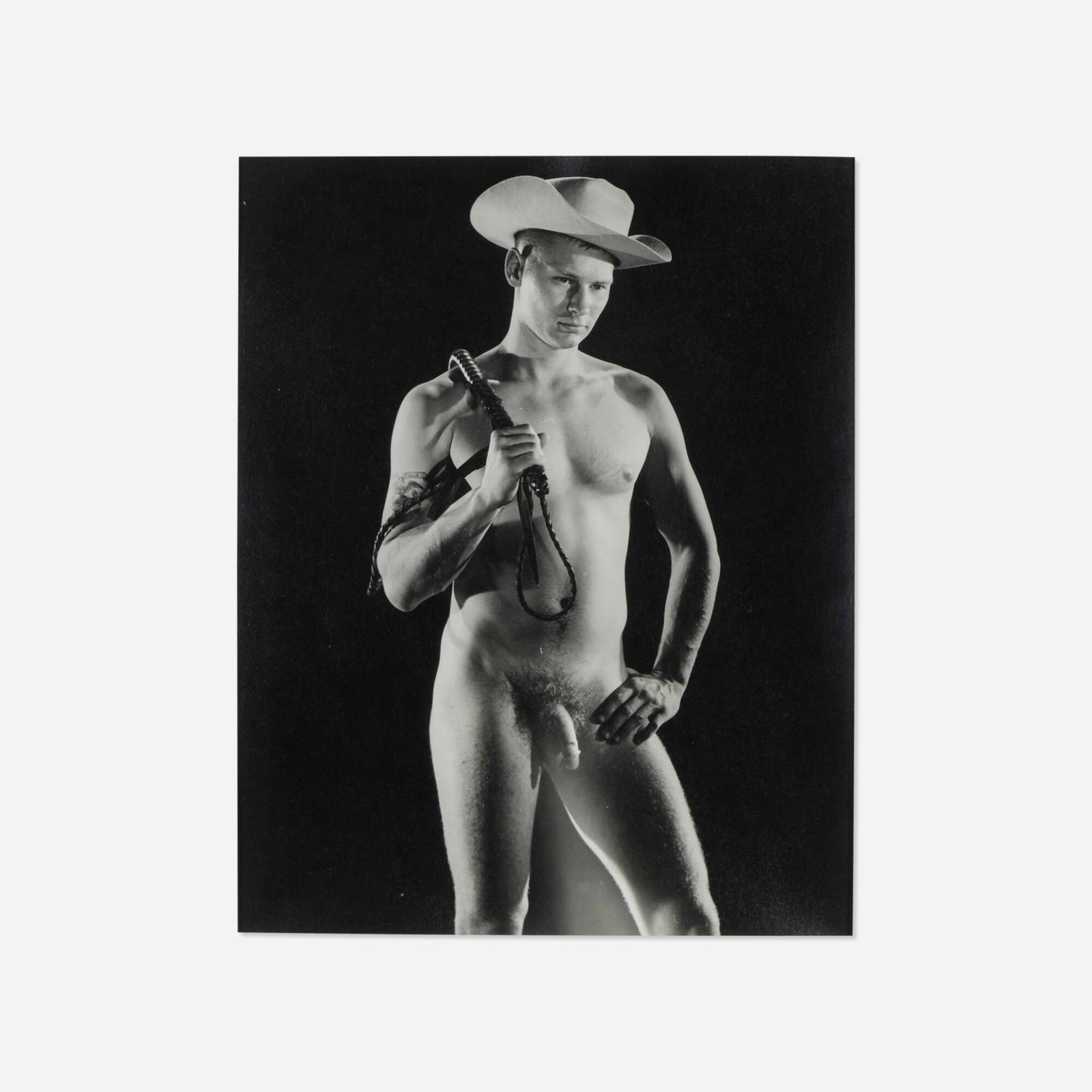 Bruce of Los Angeles (Bruce Bellas), Untitled: Bruce of Los Angeles (Bruce Bellas) Untitled c. 1960s vintage gelatin silver print image: 9.5 h x 7.5 w in (24 x 19 cm) sheet: 9.875 h x 7.875 w in (25 x 20 cm) Stamped signature to verso