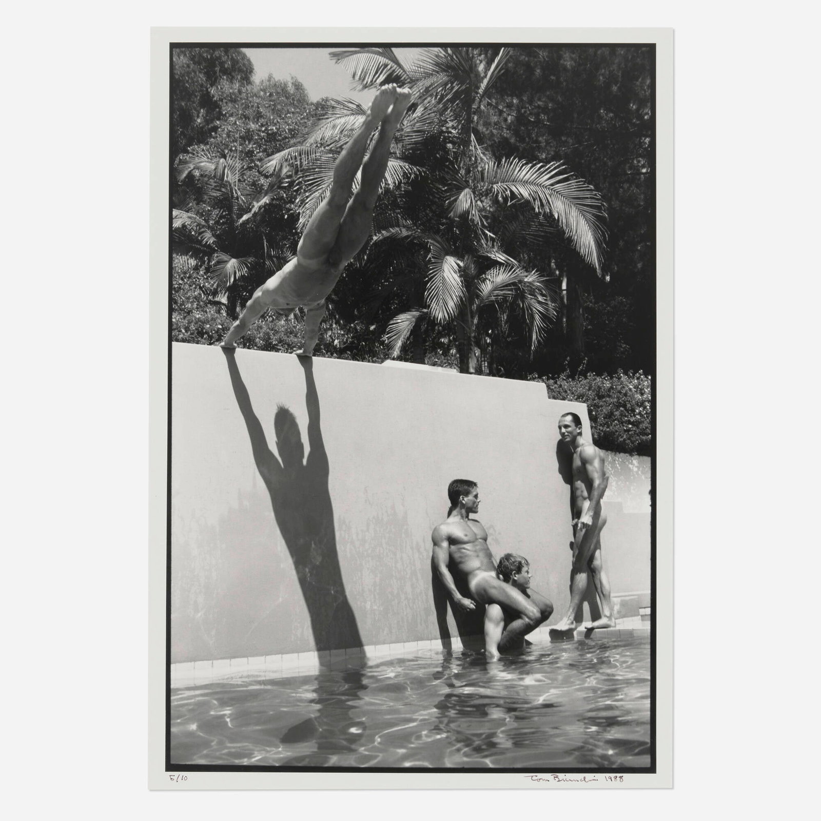 Tom Bianchi, Shadow on the Wall (from the Out of the Studio series) (1 of 4)