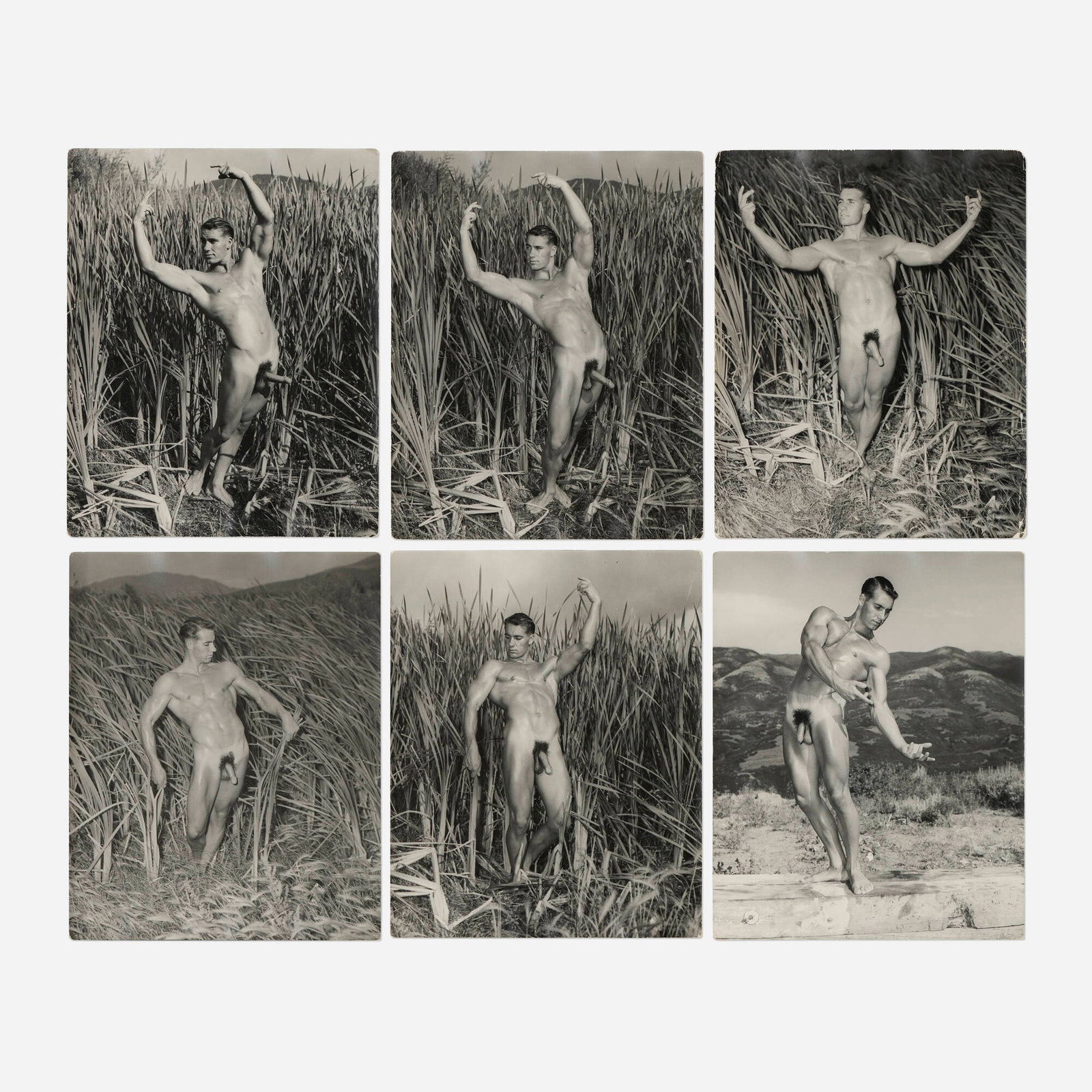 David Martin, Six works (Reed Phippen): David Martin Six works (Reed Phippen) c. 1960 gelatin silver print 10 h x 8 w in (25 x 20 cm) Signed to verso of two 'Dave Martin'. This work will ship from Lambertville, New Jersey.