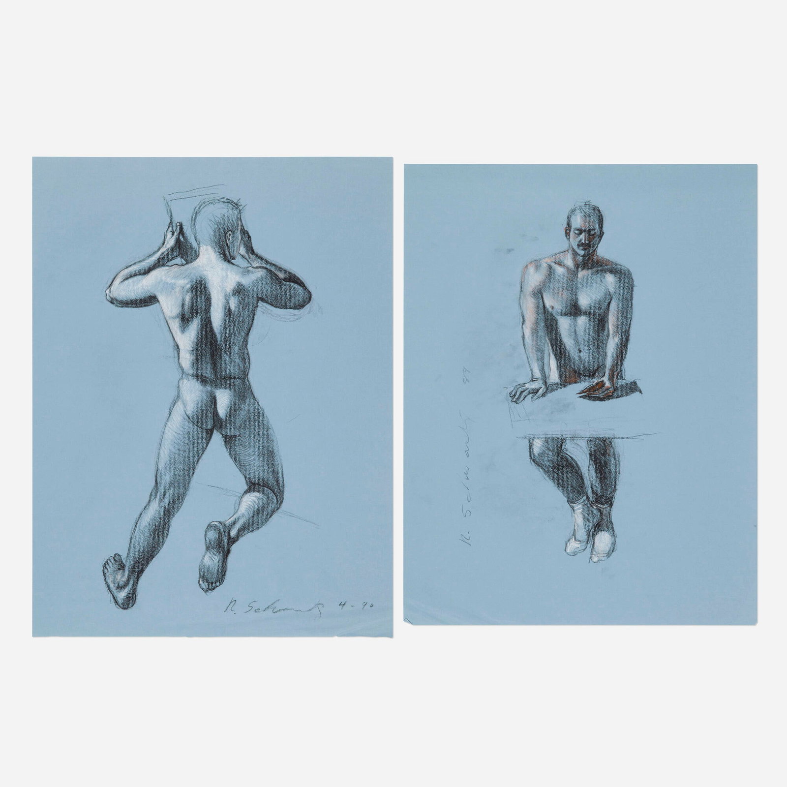 Robert Schwartz, Untitled (two works) (1 of 2)