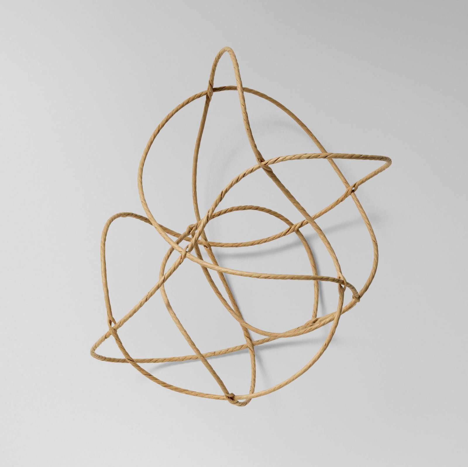 Kay Sekimachi, Spherical Line III: Kay Sekimachi Spherical Line III twine 5.25 h x 10 w x 8 d in (13 x 25 x 20 cm) Sold with a brooch titled Washed Up Peraka #31 by the artist. Provenance: The Sam and