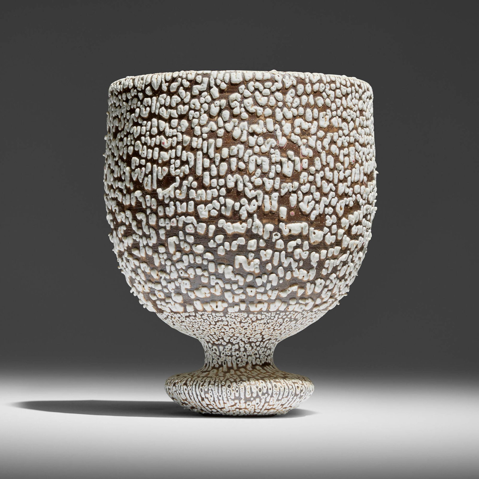 Adam Silverman, Chalice: Adam Silverman Chalice Heath Ceramics 2012 glazed stoneware 10 h x 8 dia in (25 x 20 cm) Incised signature and date to underside 'I A II'. Impressed to underside 'Heath'