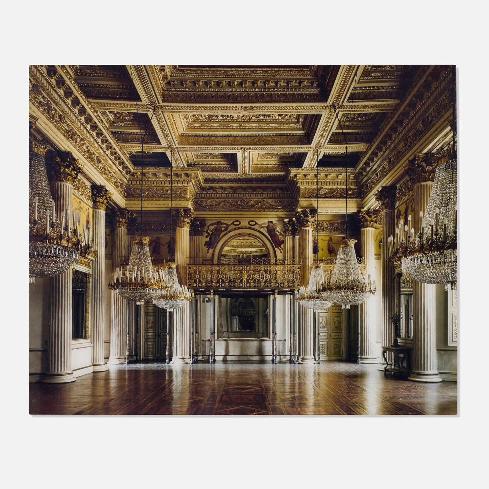 Massimo Listri, Palazzo Reale di Torino: Massimo Listri Palazzo Reale di Torino 2007 C-print mounted to acrylic sight: 48 h x 61 w in (122 x 155 cm) Signed, titled, dated and numbered to verso 'Palazzo Reale di Torino 1/2 Massimo