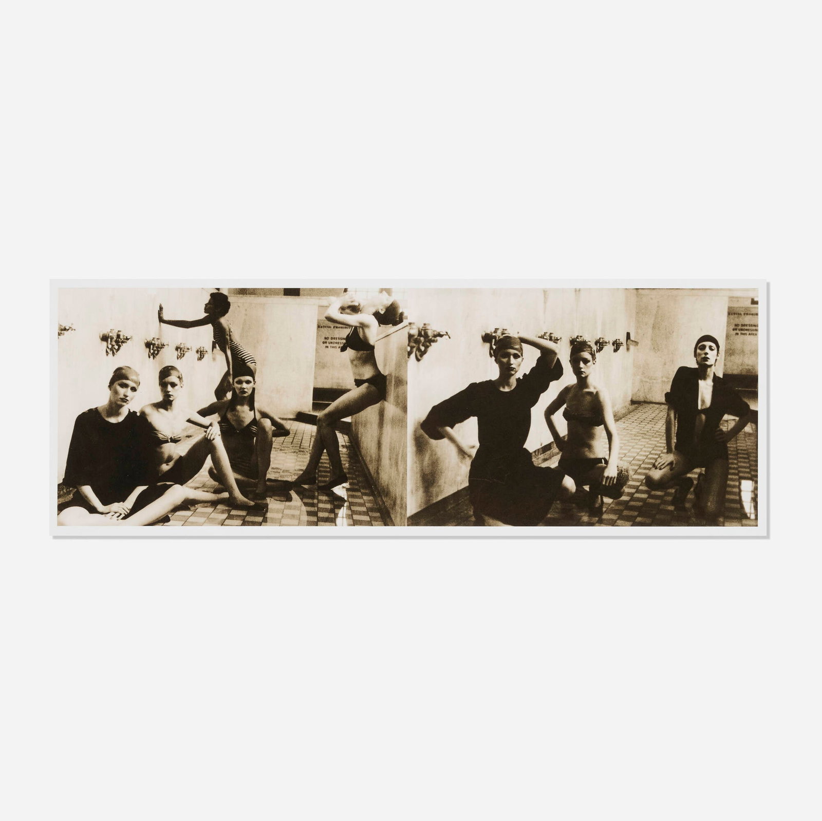 Deborah Turbeville, American Vogue, Asser Levy Bathhouse, New York (diptych) (1 of 3)