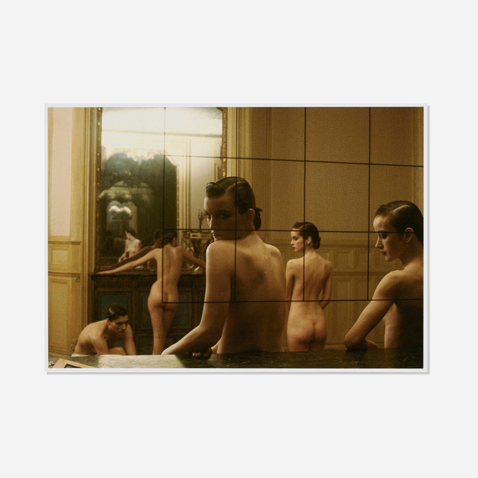 Deborah Turbeville, Five Girls in a Room in Pigalle, Paris, Vogue Italia (1 of 3)