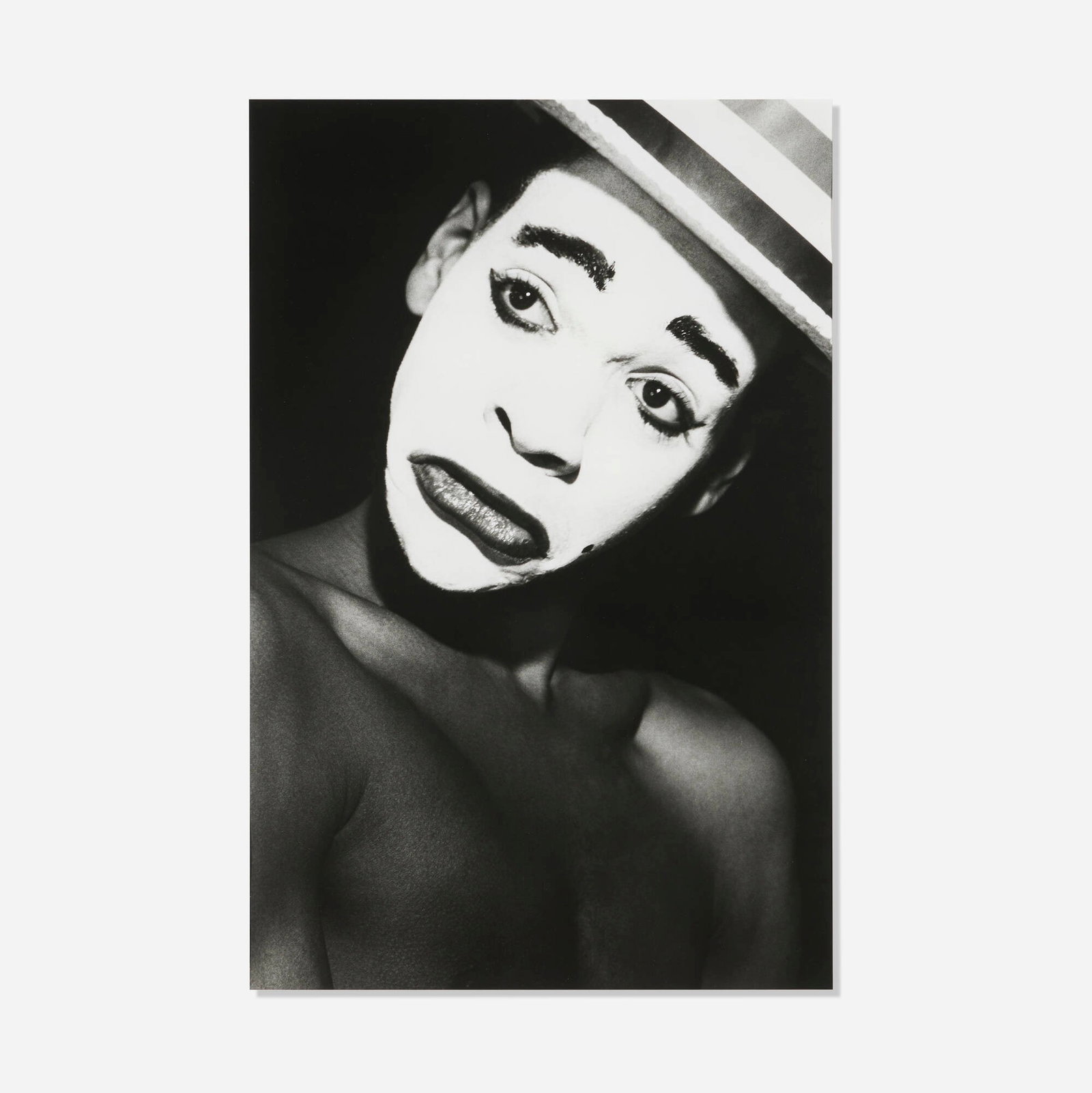 Lyle Ashton Harris, Minstrel: Lyle Ashton Harris Minstrel 1987/1988 gelatin silver print image: 29.875 h x 19.875 w in (76 x 50 cm) sheet: 33.75 h x 23.875 w in (86 x 61 cm) Signed, titled, dated, and numbered to verso &