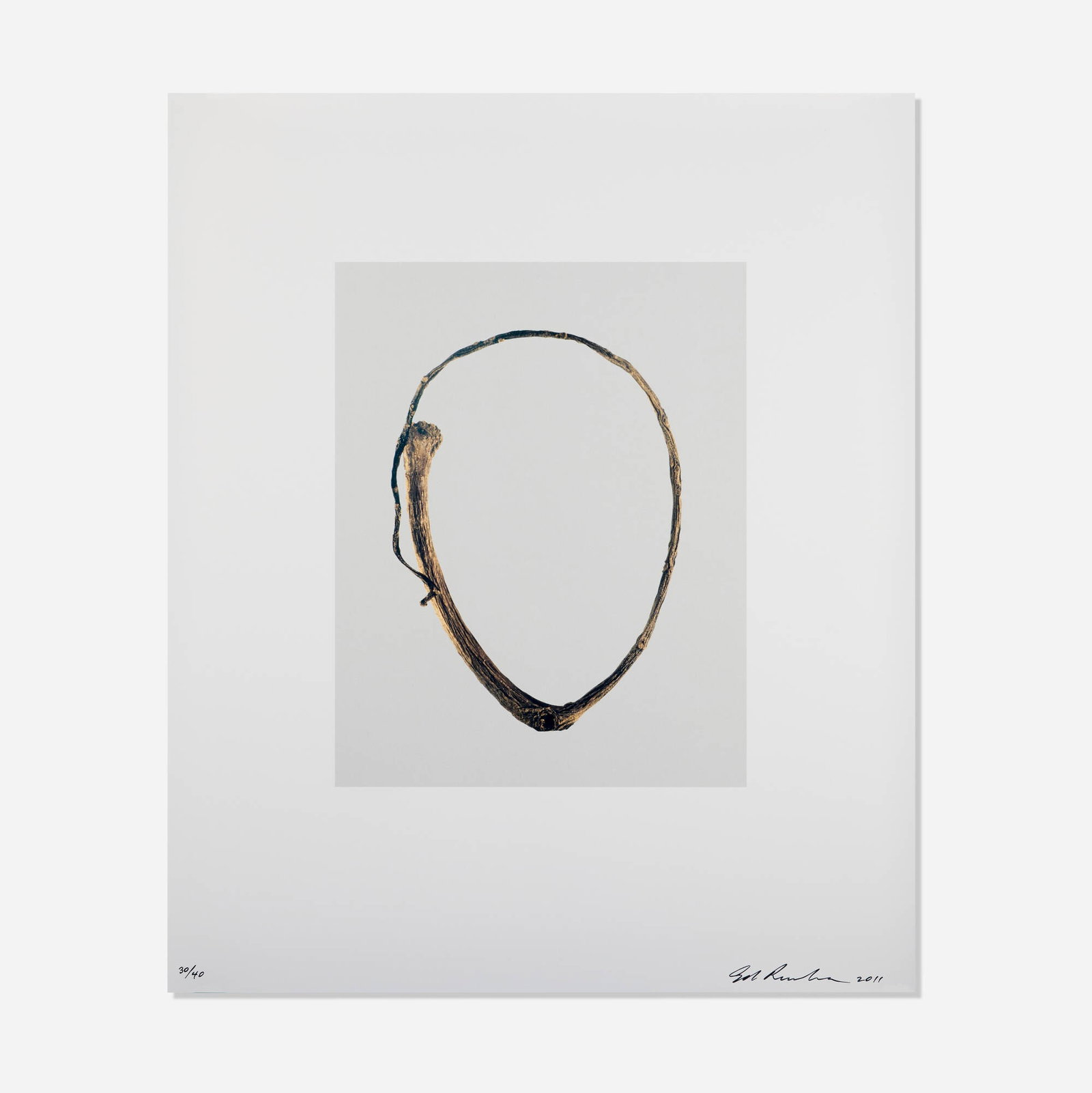 Ed Ruscha, Twig (from the Elton John AIDS Foundation Photography Portfolio II) (1 of 3)