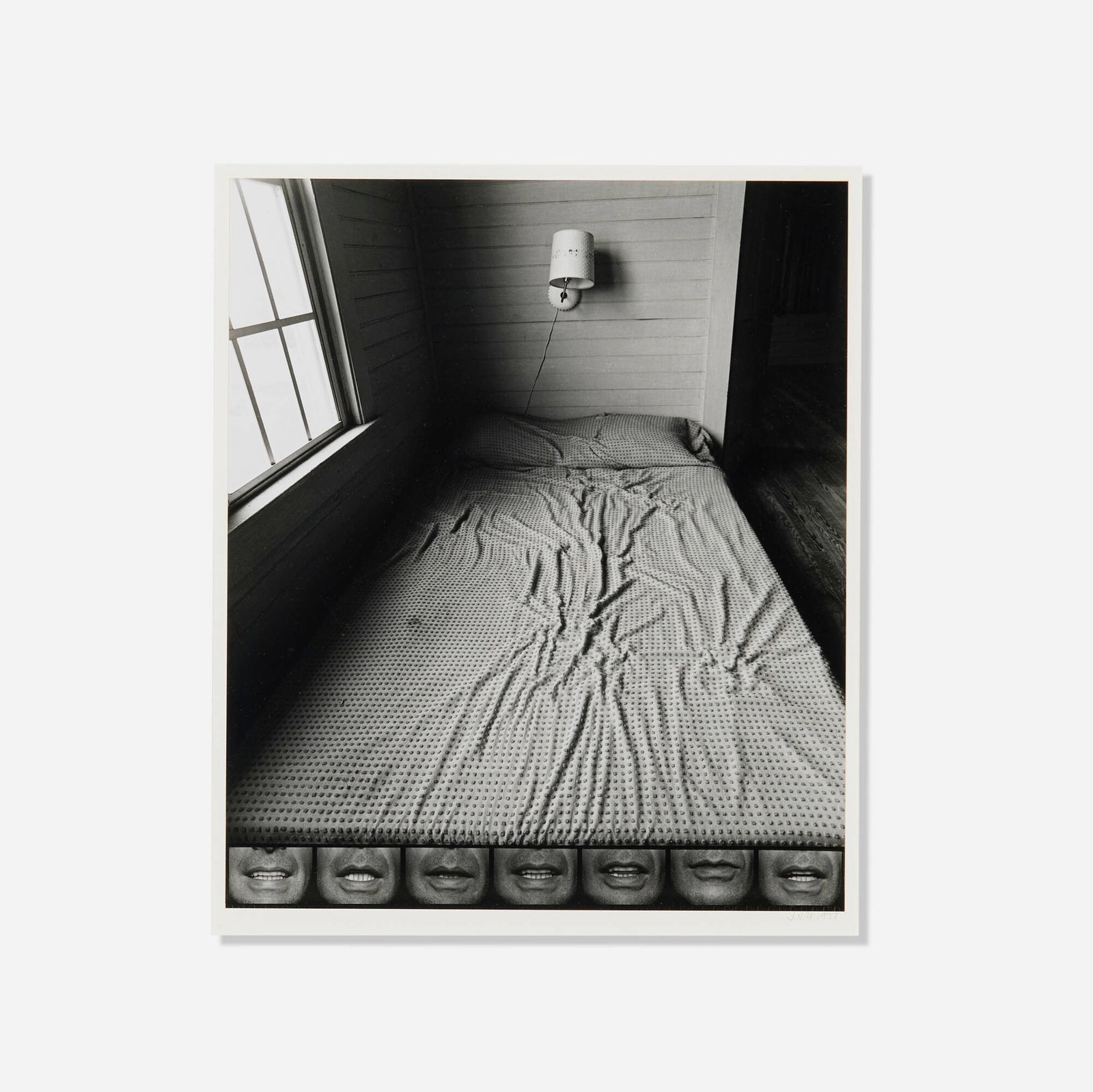 Jerry Uelsmann, Untitled (Female Nude Melting Into Bed variant) (1 of 4)