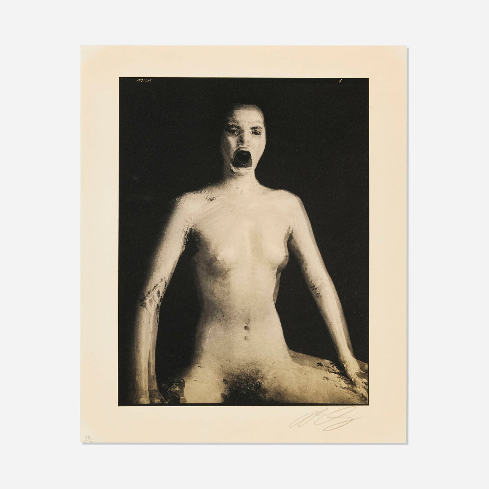 David Bailey, Scream (from the Year of Tibet Portfolio II) (1 of 3)
