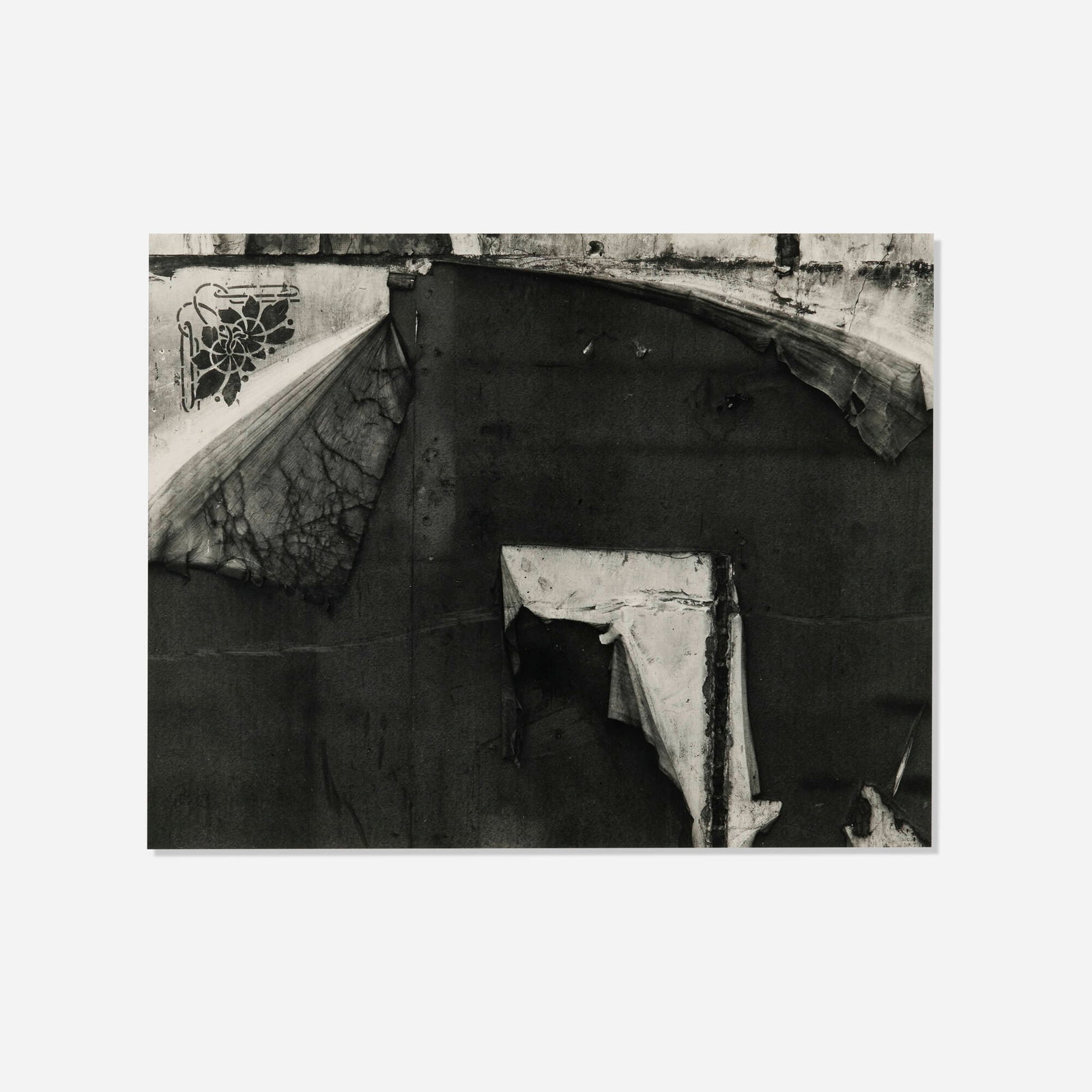 Aaron Siskind, Chicago 25: Aaron Siskind Chicago 25 1960 vintage gelatin silver print image: 15 h x 19 w in (38 x 48 cm) sheet: 21.5 h x 25.5 w in (55 x 65 cm) Signed, titled and dated to verso 'Chicago 1960 Aaron