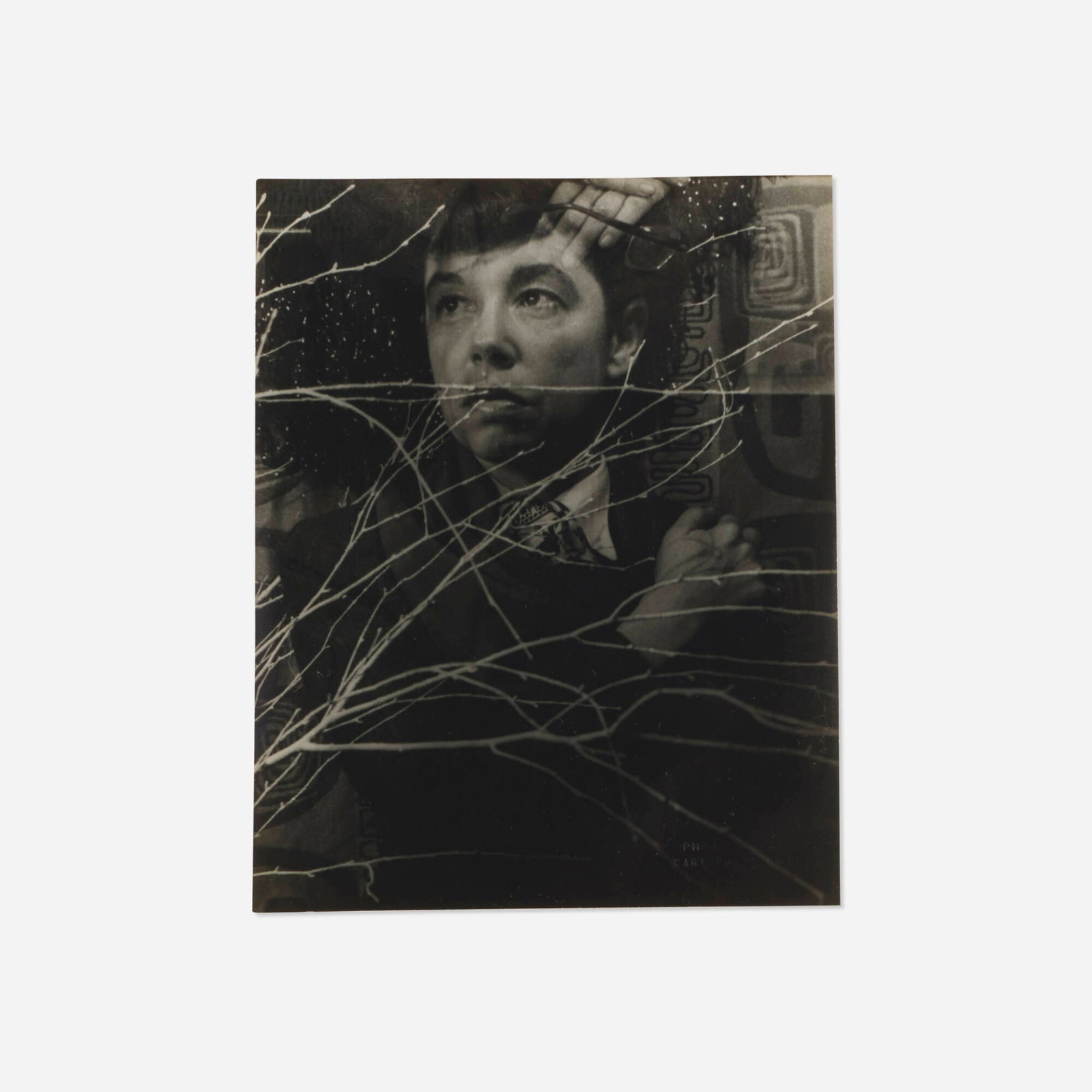 Carl Van Vechten, Jane Bowles: Carl Van Vechten Jane Bowles 1944 / printed 1951 vintage gelatin silver print 9.125 h x 7.25 w in (23 x 18 cm) Titled, dated and inscribed to verso 'Jane Bowles XXII hh 15 January 31, 1951'