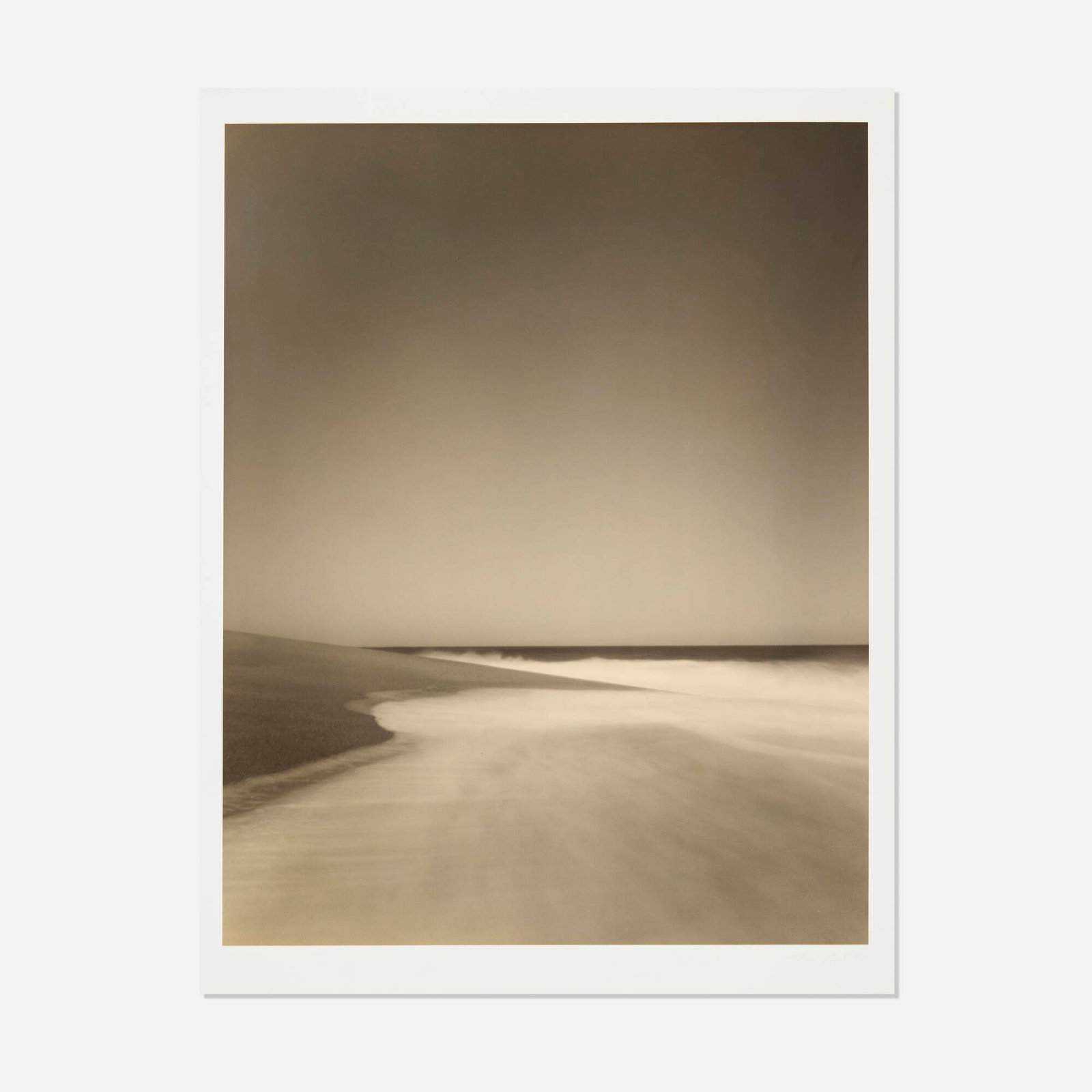 Tom Baril, Lumahai Beach: Tom Baril Lumahai Beach 1997 toned gelatin silver print image: 23.25 h x 18.25 w in (59 x 46 cm) mount: 26 h x 20 w in (66 x 51 cm) Signed and dated to lower margin 'Tom Baril 97'.